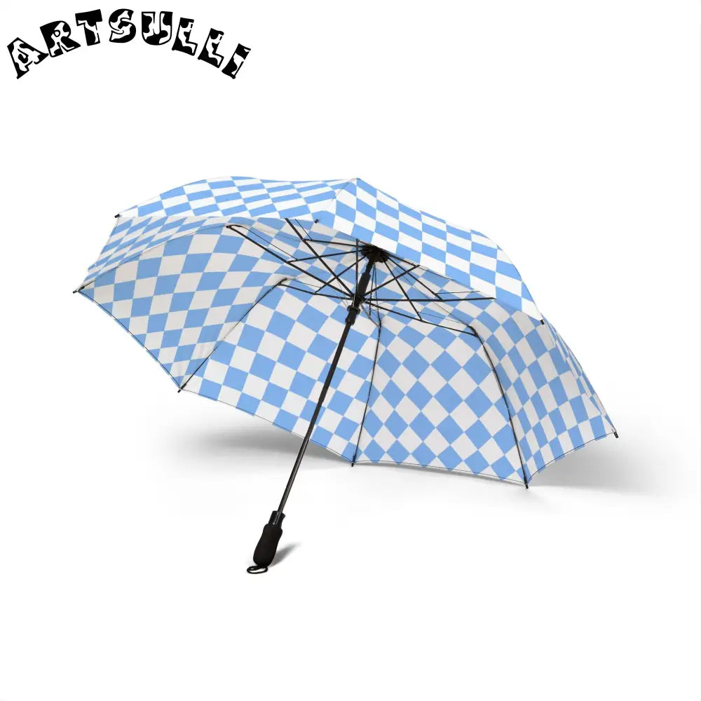 JAKKOUTTHEBXX Checkerboard II White and Light Blue Semi-Automatic