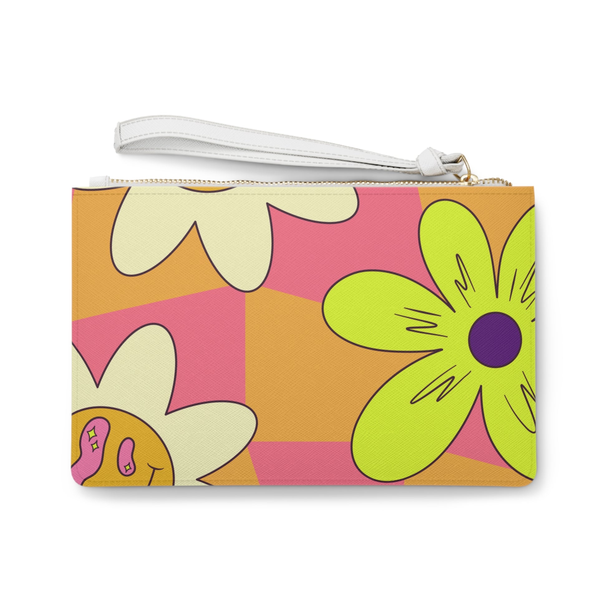Trippy Sour Face Rave Clutch Bag, Artsulli - Art is Long, Life is Short, Bags, , , , , , , 