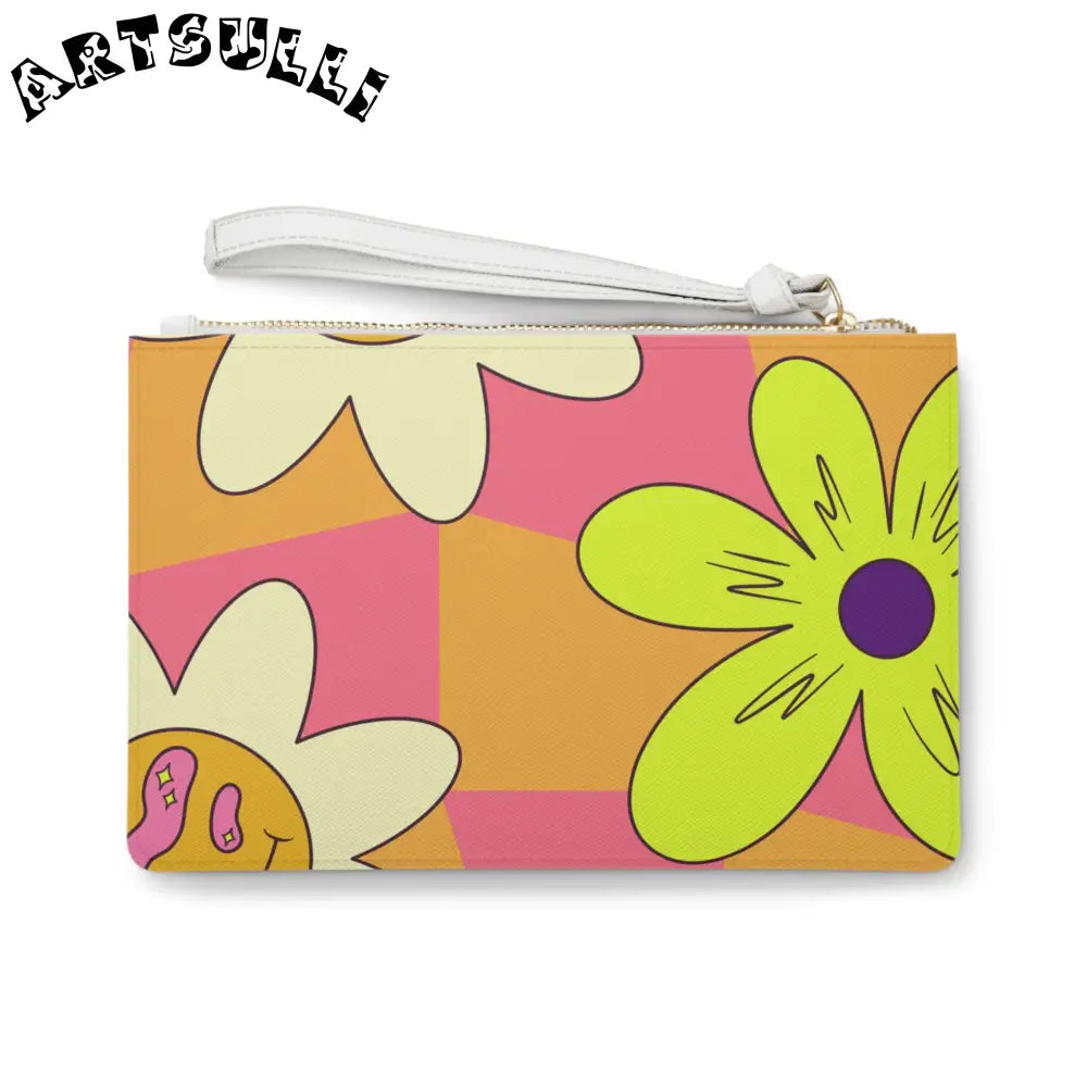 JAKKOUTTHEBXX Trippy Sour Face Rave Clutch Bag JAKKOUTTHEBXX