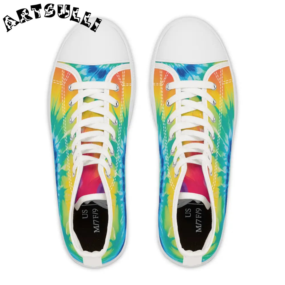 JAKKOUTTHEBXX Deodorant Memory Foam Tie-Dye High-Top Sneakers 2025