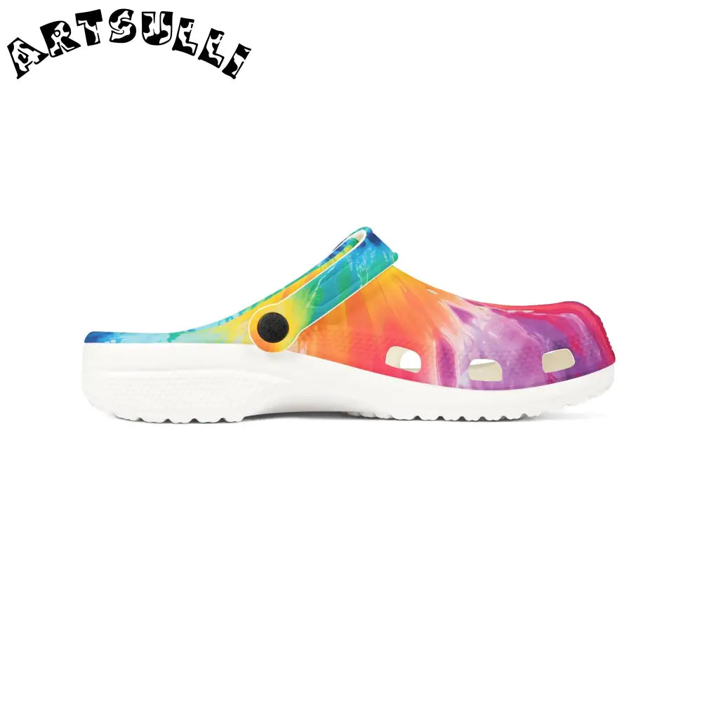 JAKKOUTTHEBXX Tie-Dye EVA Foam Clogs 2025