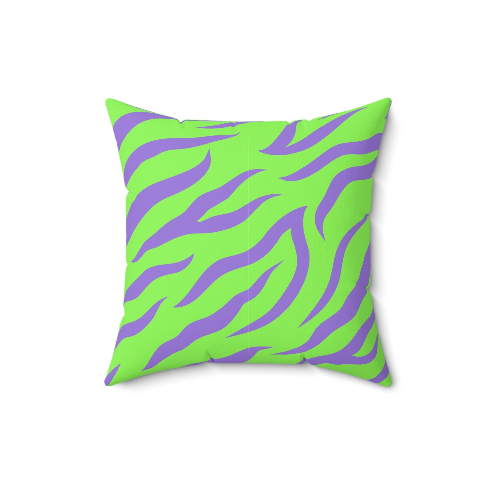 Tyrannosaurus Print Green and Purple Spun Polyester Square Pillow, Artsulli - Art is Long, Life is Short, Home Decor, , , , , , , 