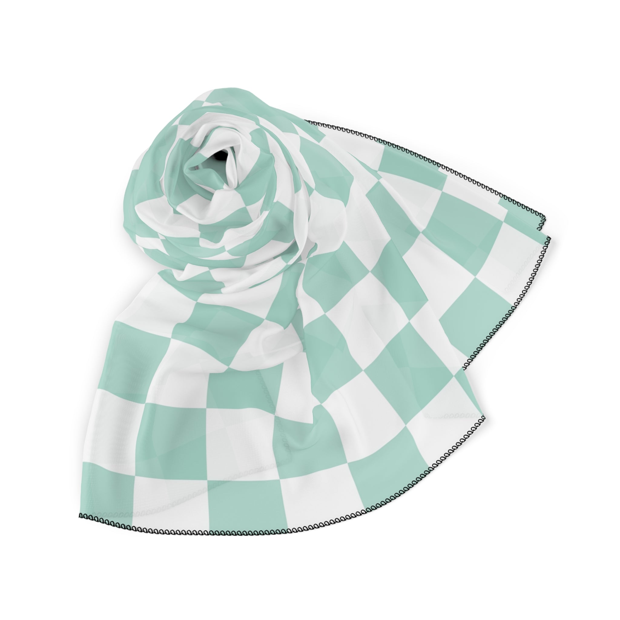 Chessboard II Poly Scarf, Artsulli - Art is Long, Life is Short, Accessories, , , , , , , 