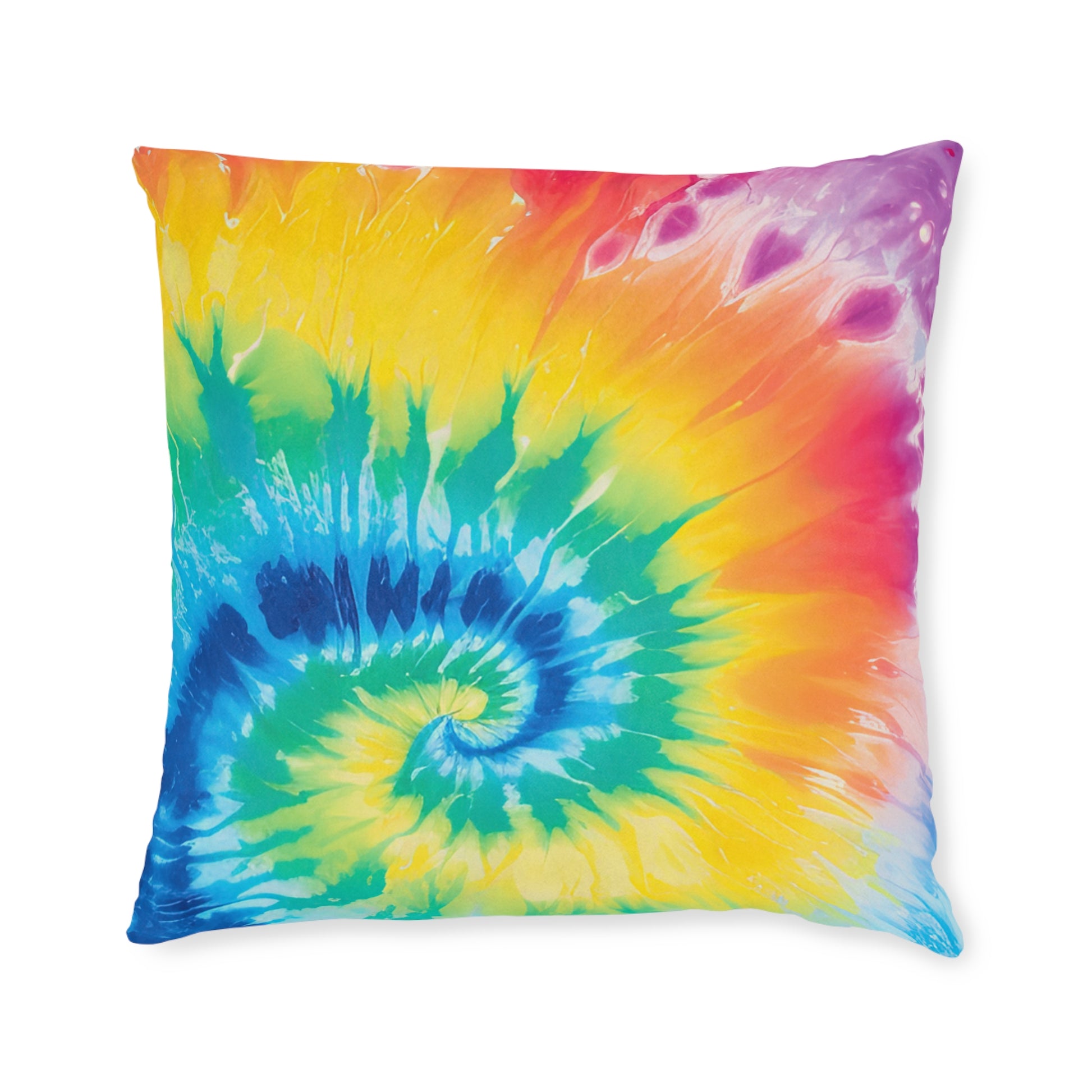 Tie Dye Square Pillow, Artsulli - Art is Long, Life is Short, Home Decor, , , , , , , 