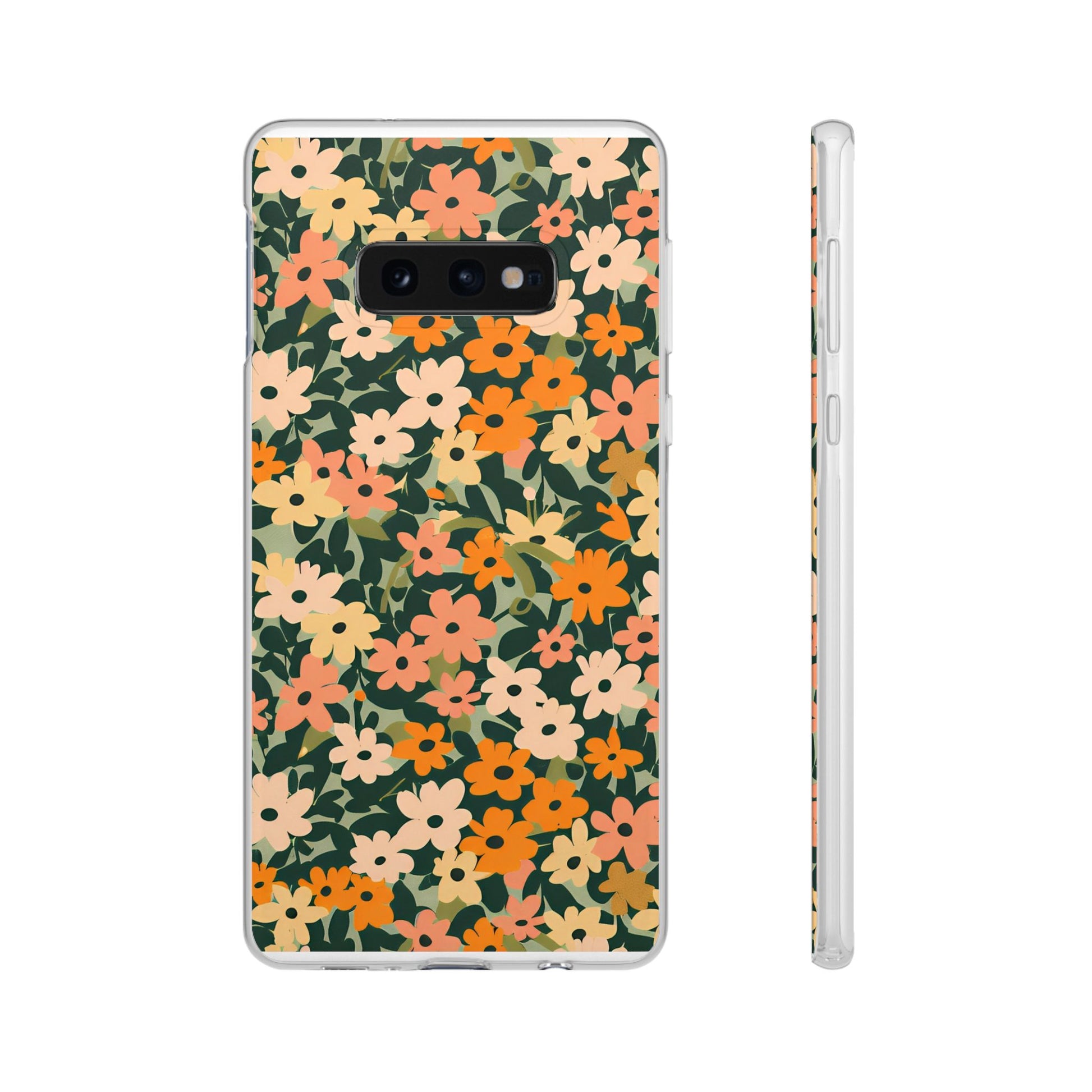 Vibrant Floral Clear Phone Case, Artsulli - Art is Long, Life is Short, Phone Case, Size, Samsung Galaxy S10E, , , , , 18008408049665437581