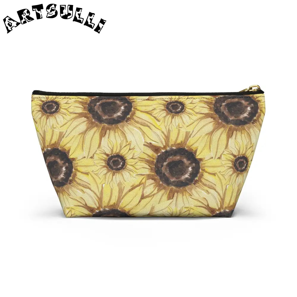 JAKKOUTTHEBXX Retro Anime Sunflower Accessory Pouch w T-bottom
