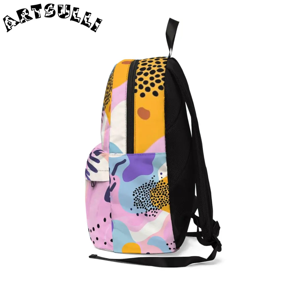 JAKKOUTTHEBXX Colorful Abstract Dots and Shapes Unisex Classic