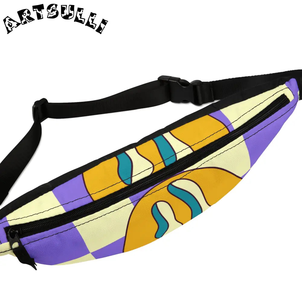 JAKKOUTTHEBXX Trippy Flower Power Motifs Fanny Pack JAKKOUTTHEBXX