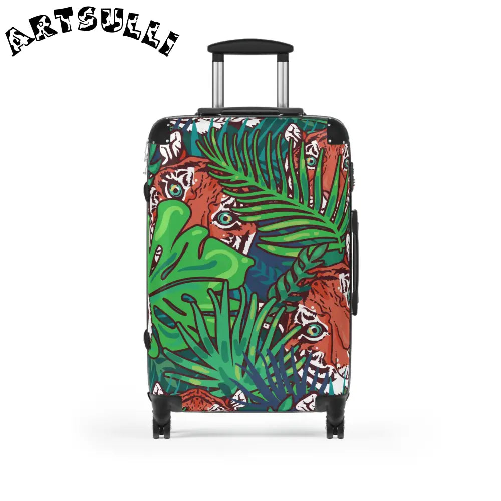 JAKKOUTTHEBXX Tropical Jungle Tigers Blue and Green Tropical Jungle