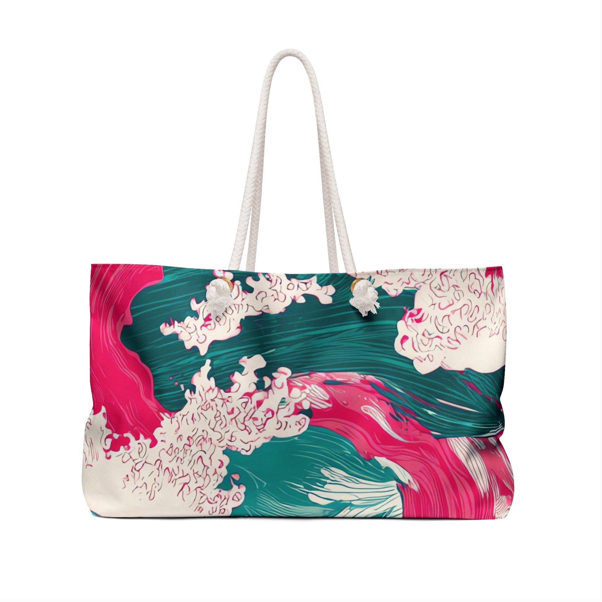 Kawaii Storm Silk Weekender Bag, Artsulli - Art is Long, Life is Short, Bags, , , , , , , 