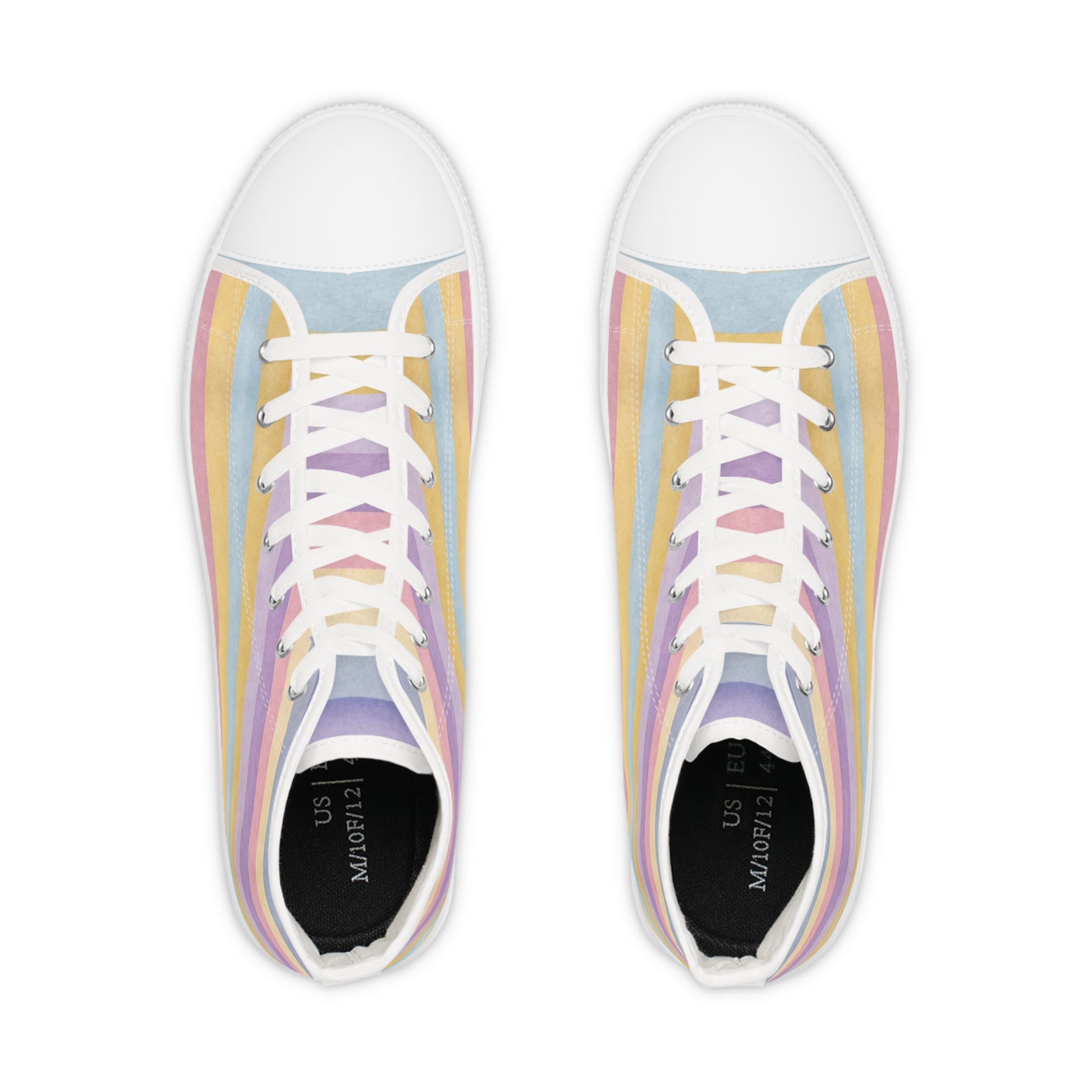 Copy of Men's High Top Sneakers, Artsulli - Art is Long, Life is Short, Shoes, , , , , , , 
