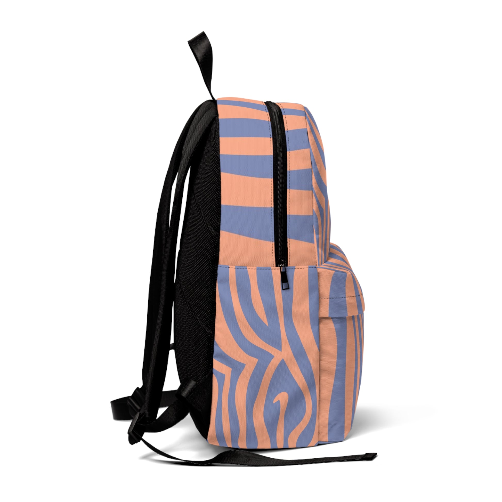 Melting Zebra Stripes Unisex Classic Backpack, Artsulli - Art is Long, Life is Short, Bags, , , , , , , 