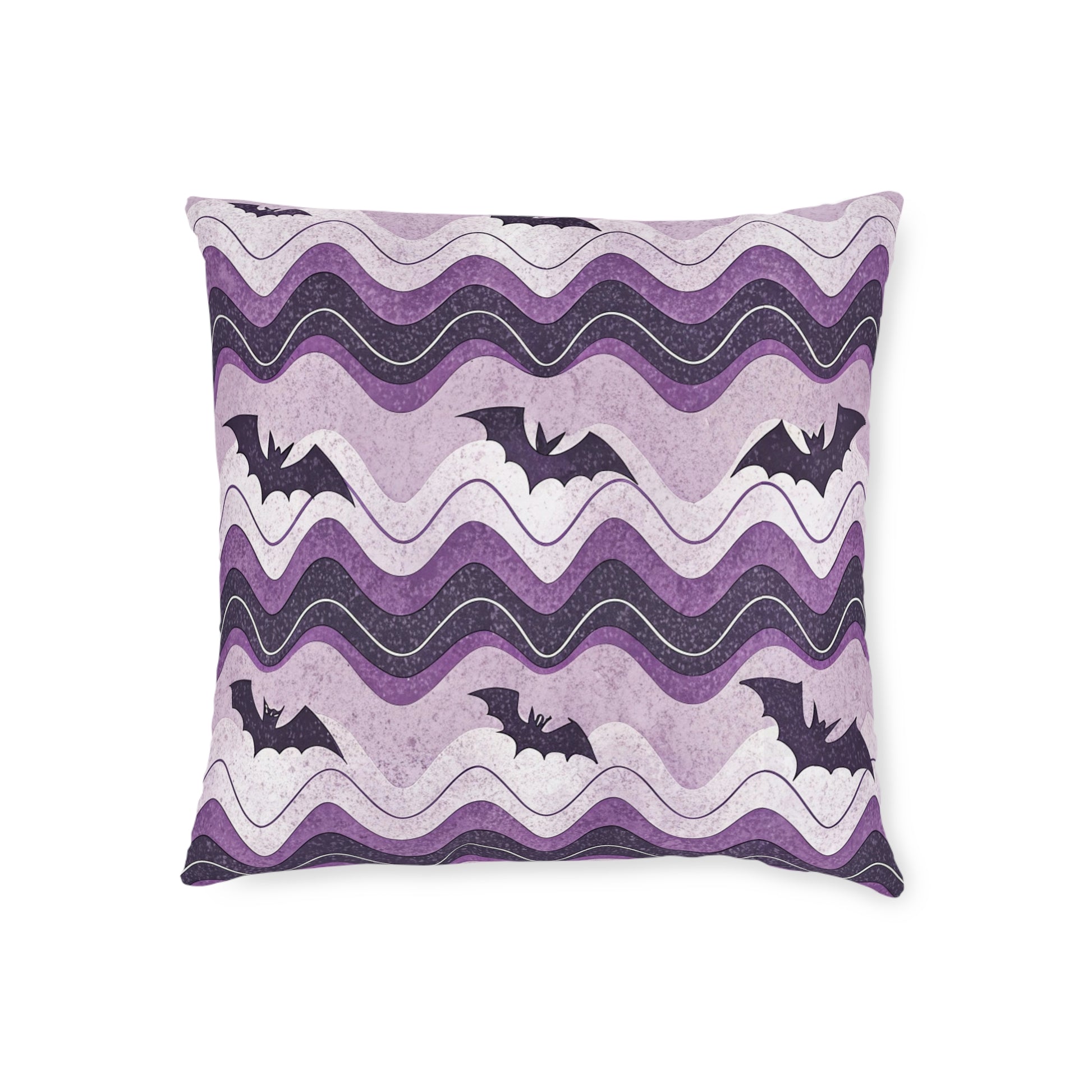 Bat Wave Square Pillow, Artsulli - Art is Long, Life is Short, Home Decor, , , , , , , 