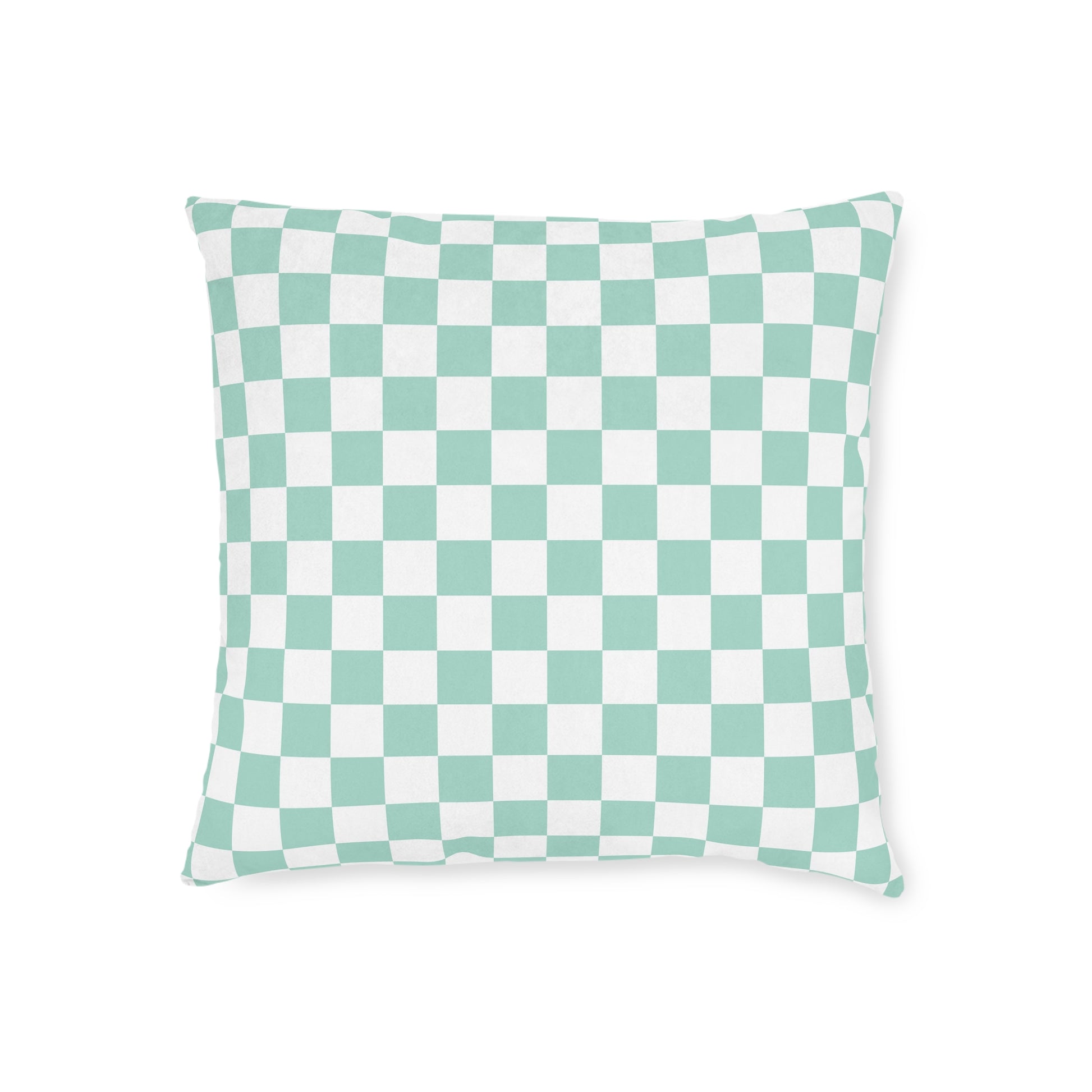 Chessboard II Pink and Brown Square Pillow, Artsulli - Art is Long, Life is Short, Home Decor, Size, 18" × 18", , , , , 23180382203806941479