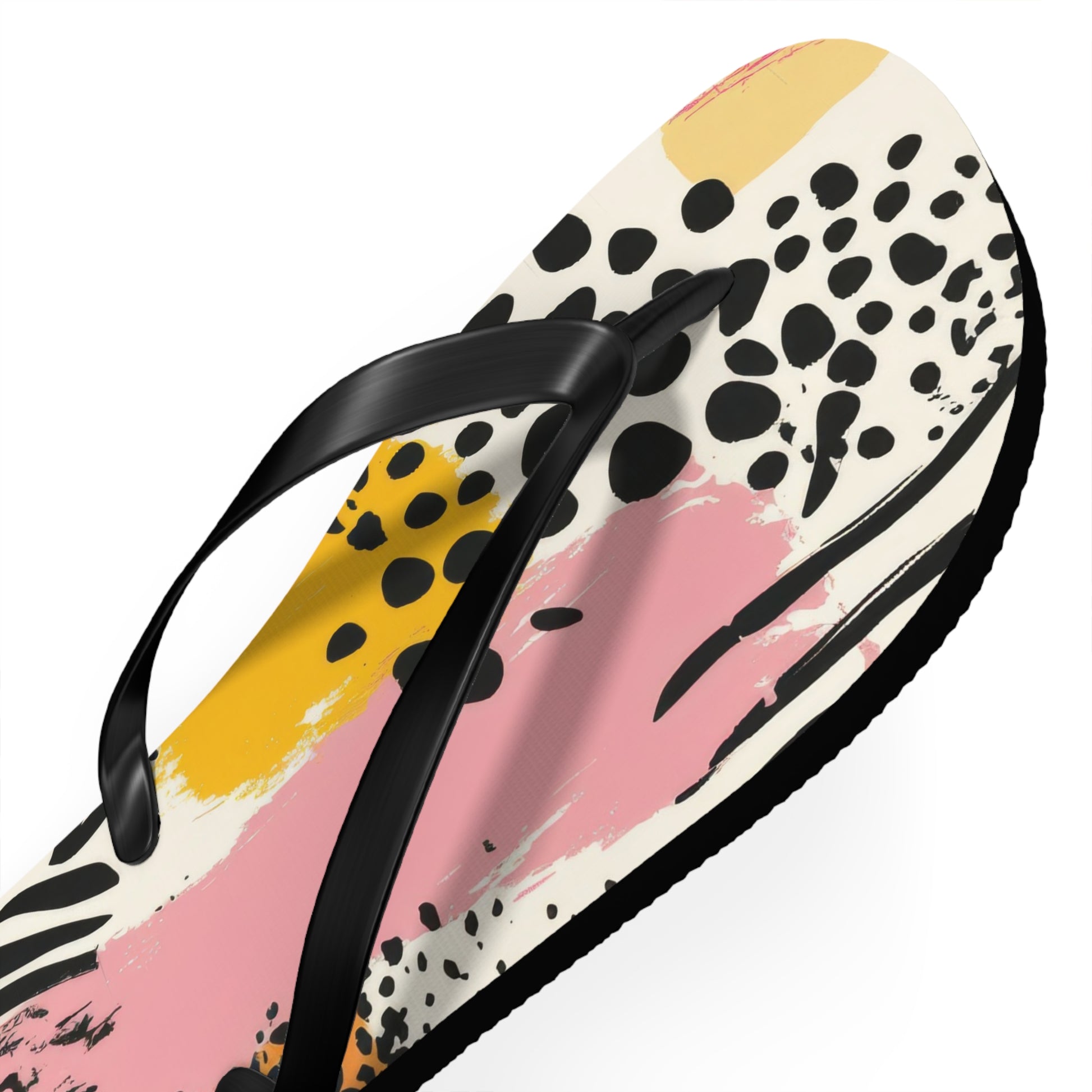 Rae Zebra Rhapsody II Flip Flops, Artsulli - Art is Long, Life is Short, Shoes, , , , , , , 