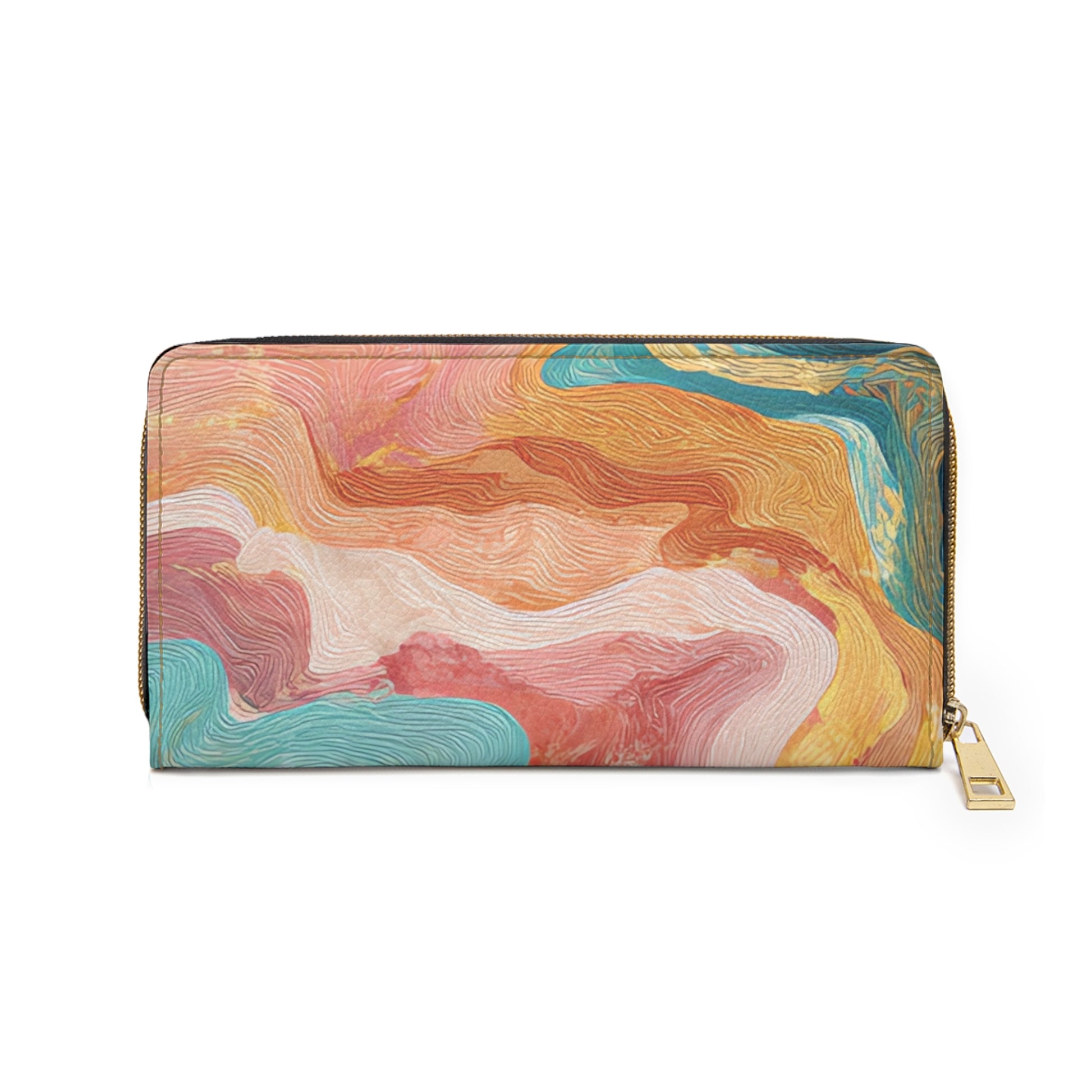 Liquid Marble Spill Zipper Wallet, Artsulli - Art is Long, Life is Short, Accessories, , , , , , , 