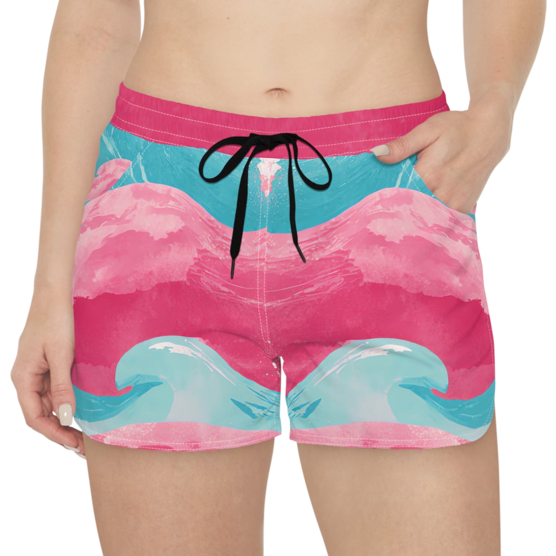 The Great Pastelwave Women's Casual Shorts (AOP), Artsulli - Art is Long, Life is Short, All Over Prints, , , , , , , 