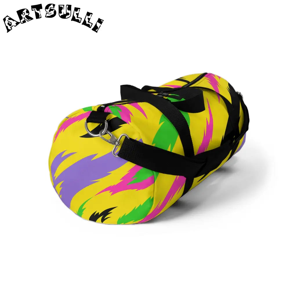 JAKKOUTTHEBXX Electric Tiger Fur Duffel Bag 2025