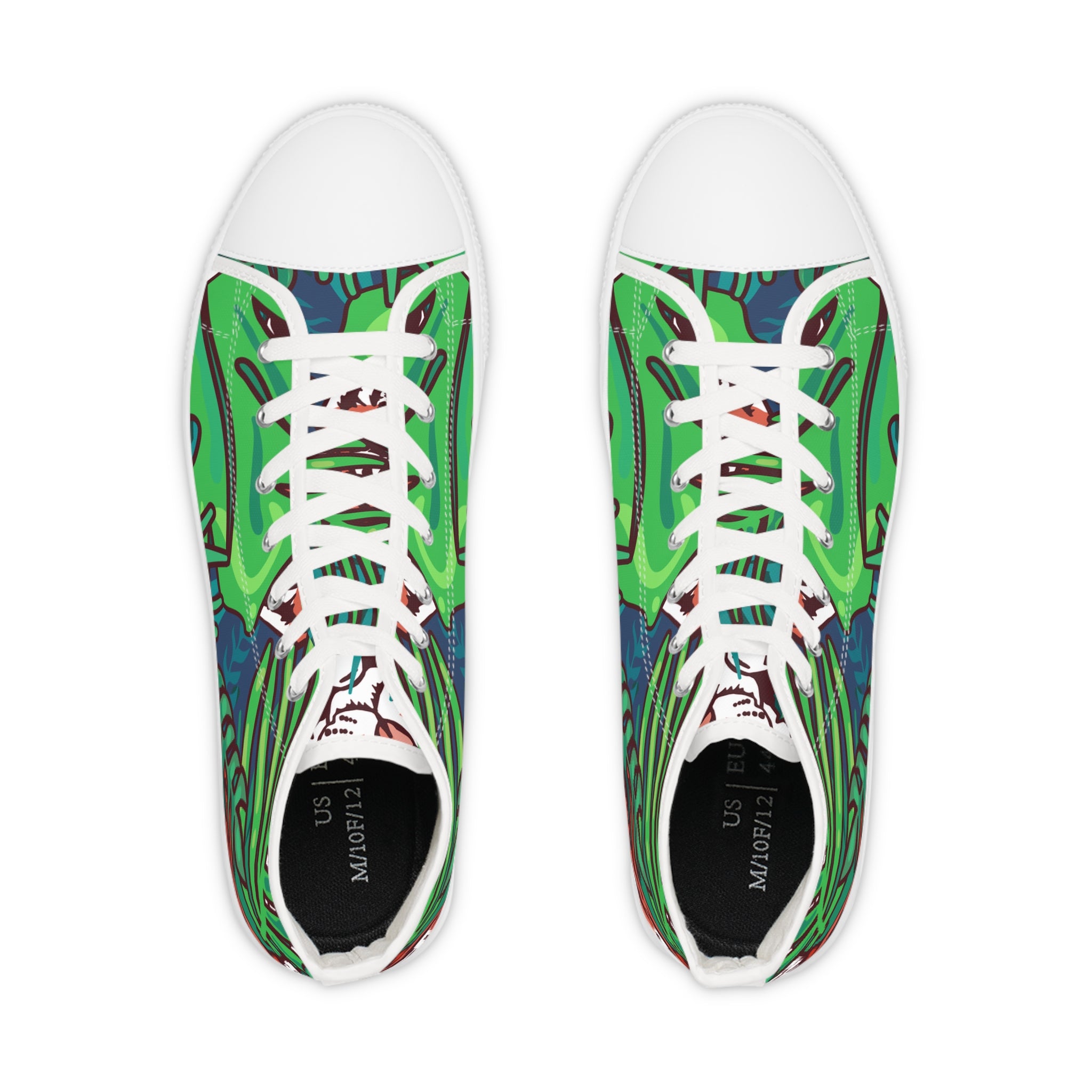 Tropical Jungle Tigers II Men's High Top Sneakers, Artsulli - Art is Long, Life is Short, Shoes, , , , , , , 