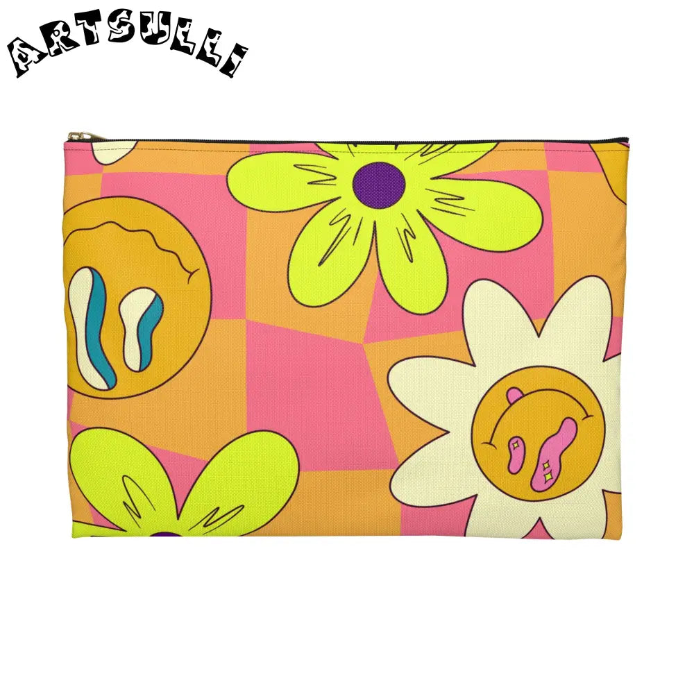 JAKKOUTTHEBXX Trippy Sour Face Rave Accessory Pouch JAKKOUTTHEBXX