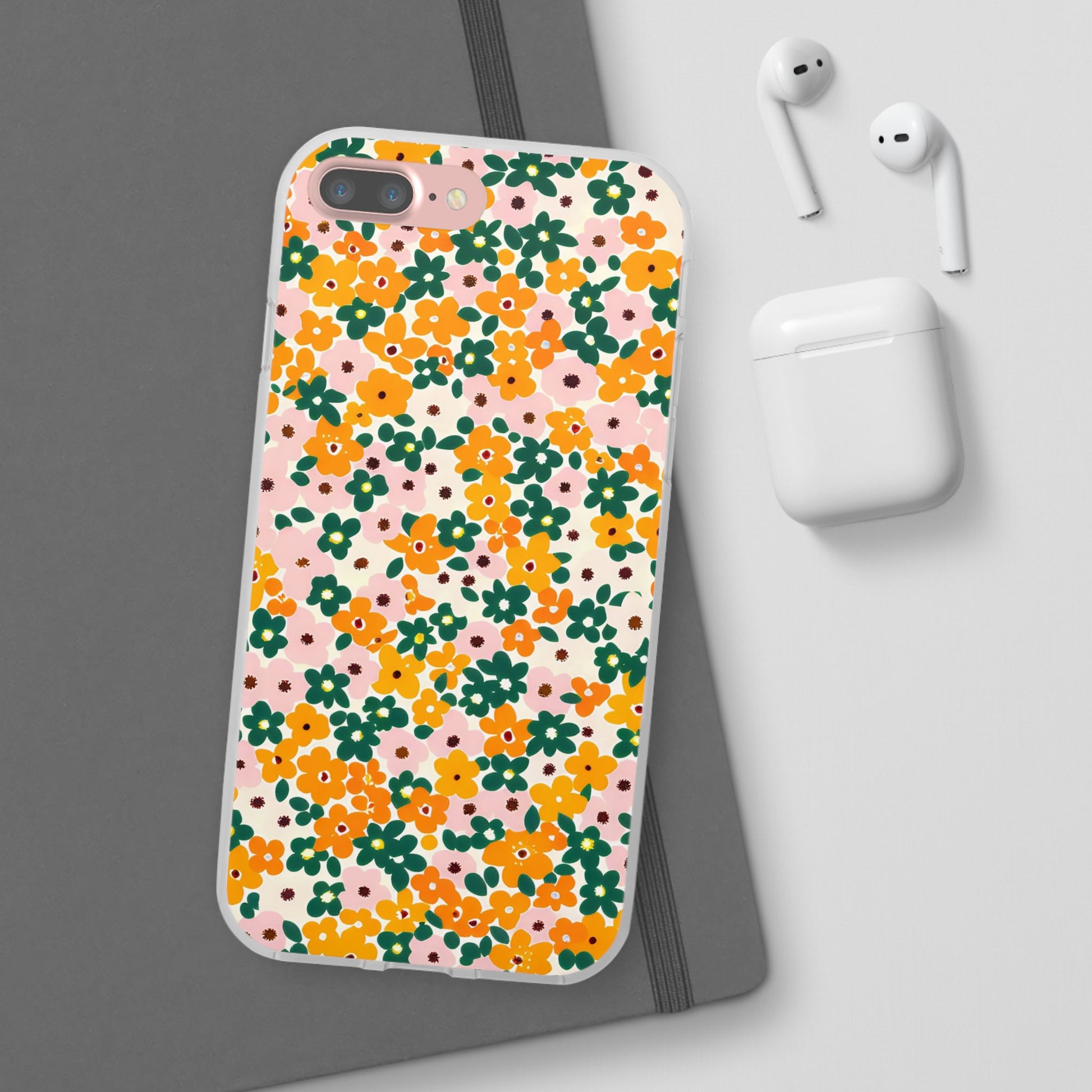 Vibrant Floral Flexi Case, Artsulli - Art is Long, Life is Short, Phone Case, , , , , , , 