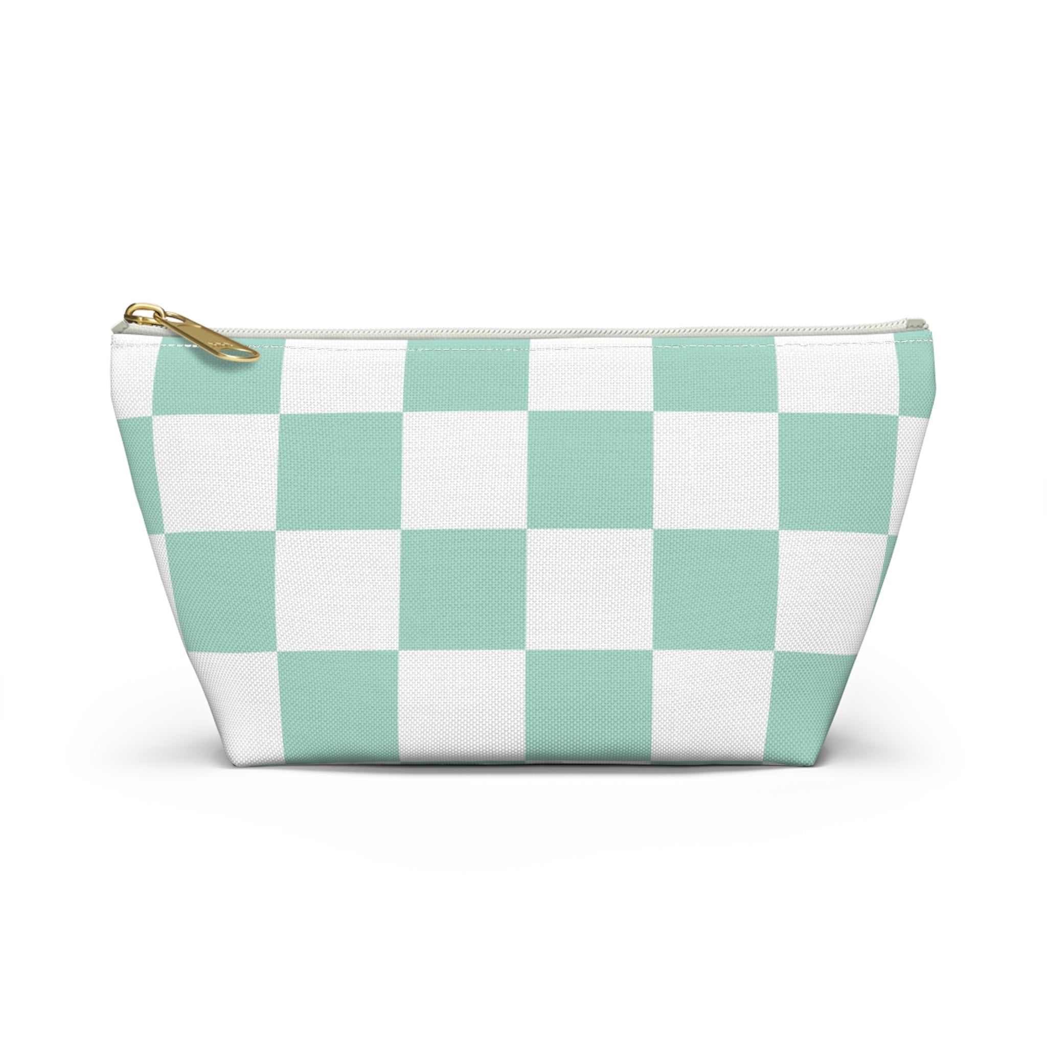 Chessboard Accessory Pouch w T-bottom, Artsulli - Art is Long, Life is Short, Bags, Size, Small, Color, White zipper, , , 91338228742080006110