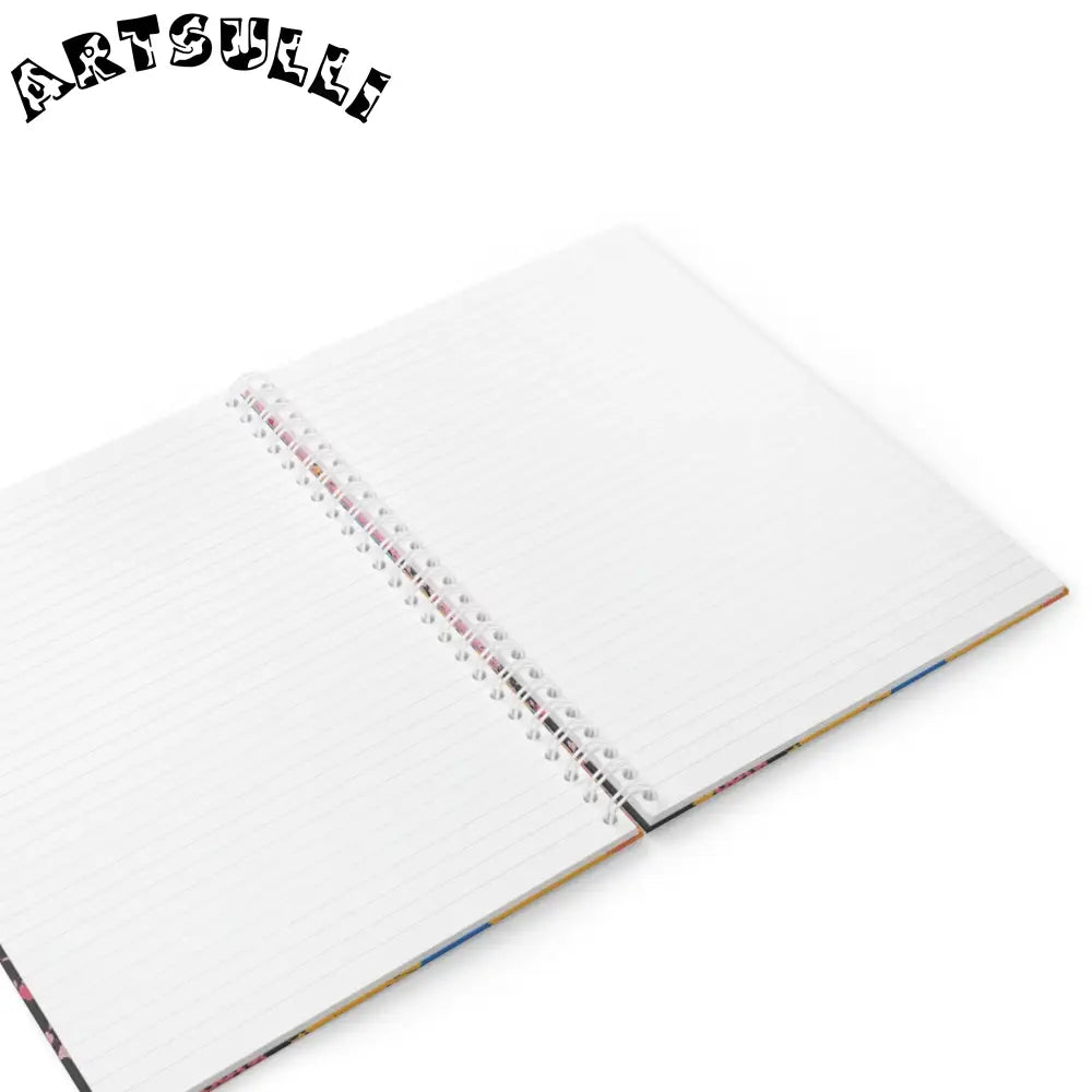 JAKKOUTTHEBXX The Colors Of Paint Splatter Spiral Notebook
