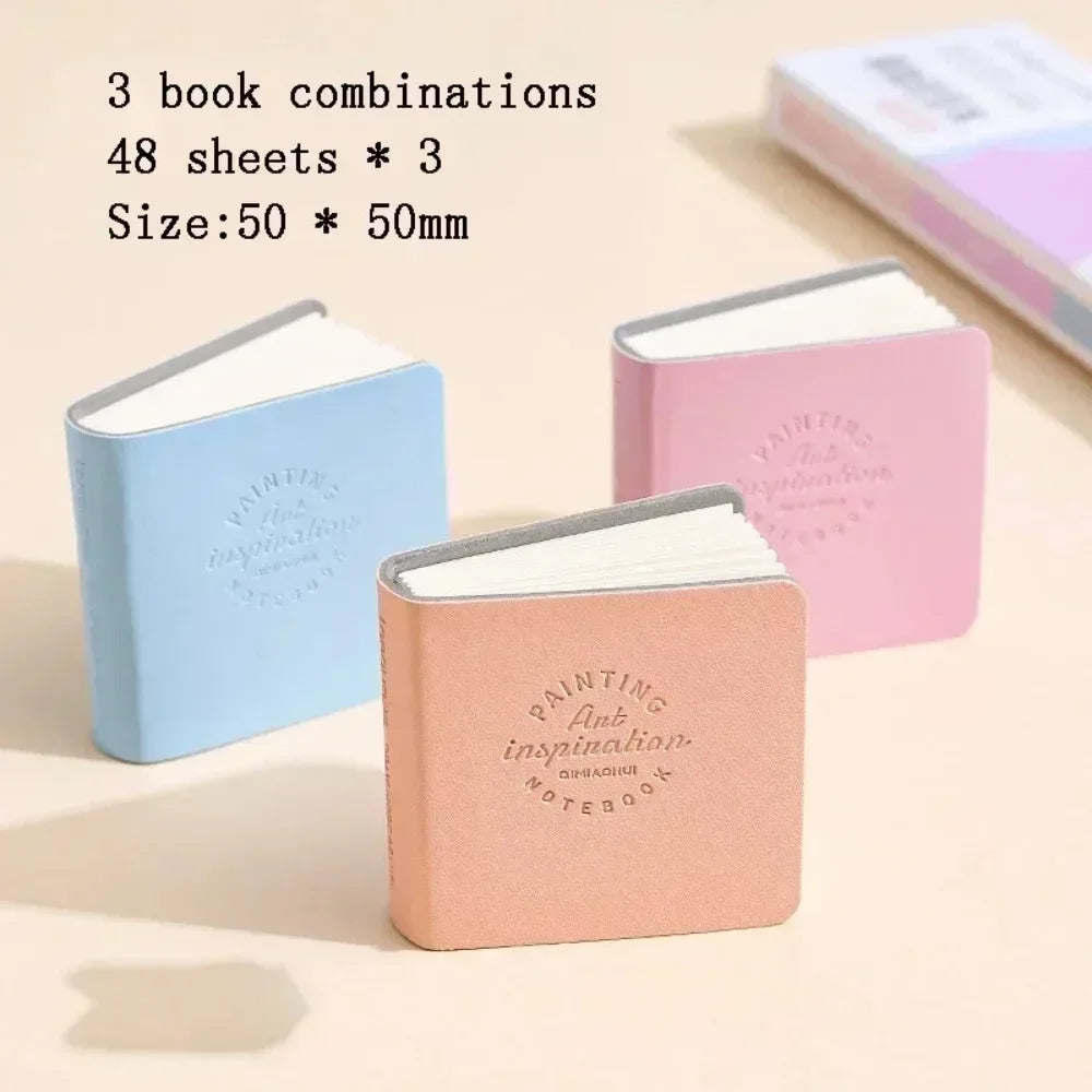 Buy The Best By Artsulli - Art is Long Life Short - Square Watercolor Sketchbook Set 3 Pack Mini Drawing Book Thick Paper for Painting