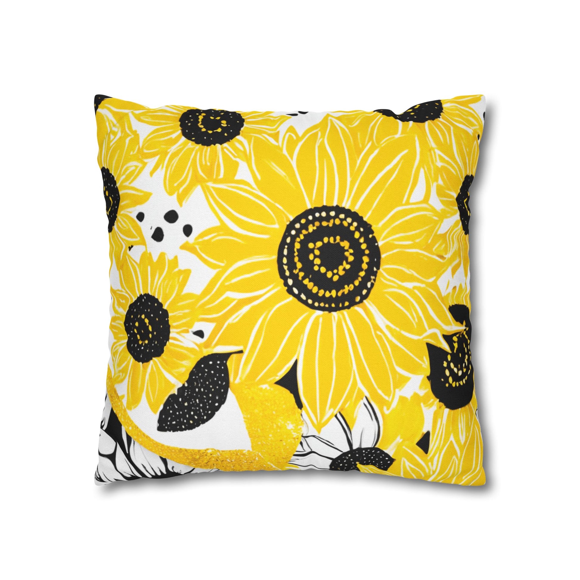 Spun Polyester Square Pillowcase, Artsulli - Art is Long, Life is Short, Home Decor, , , , , , , 