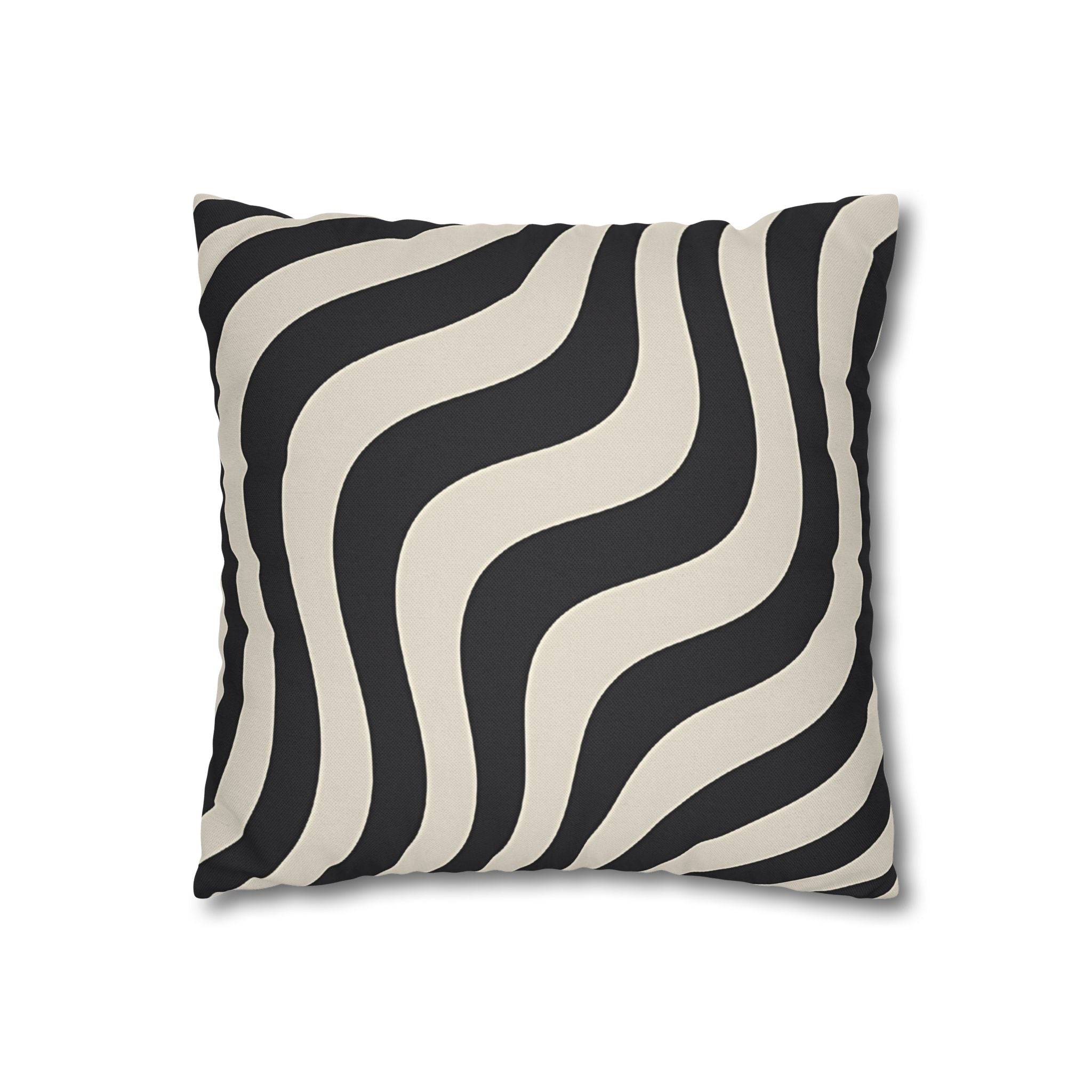 Spun Polyester Square Pillowcase