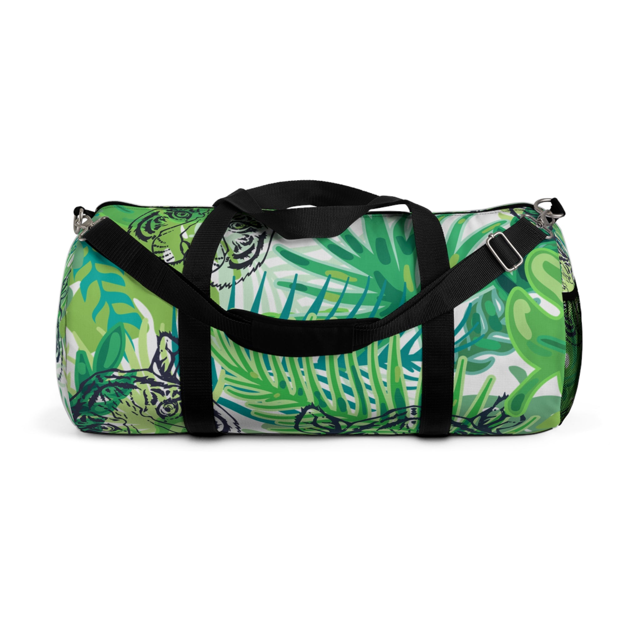 Tropical Jungle Tigers Green Duffel Bag, Artsulli - Art is Long, Life is Short, Bags, Size, Large, , , , , 14782487176024