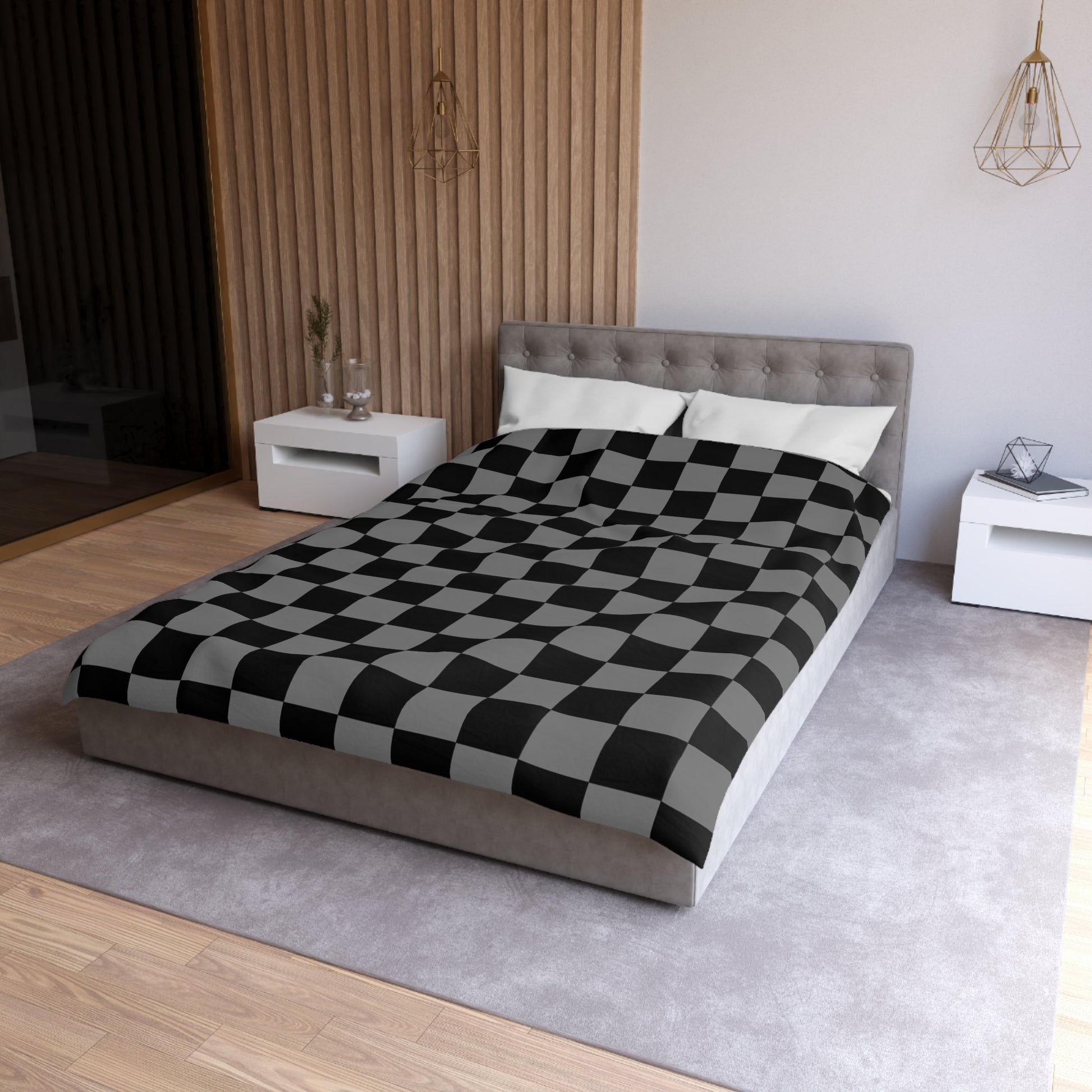 8K Void Surfer Microfiber Duvet Cover, Artsulli - Art is Long, Life is Short, Home Decor, , , , , , , 