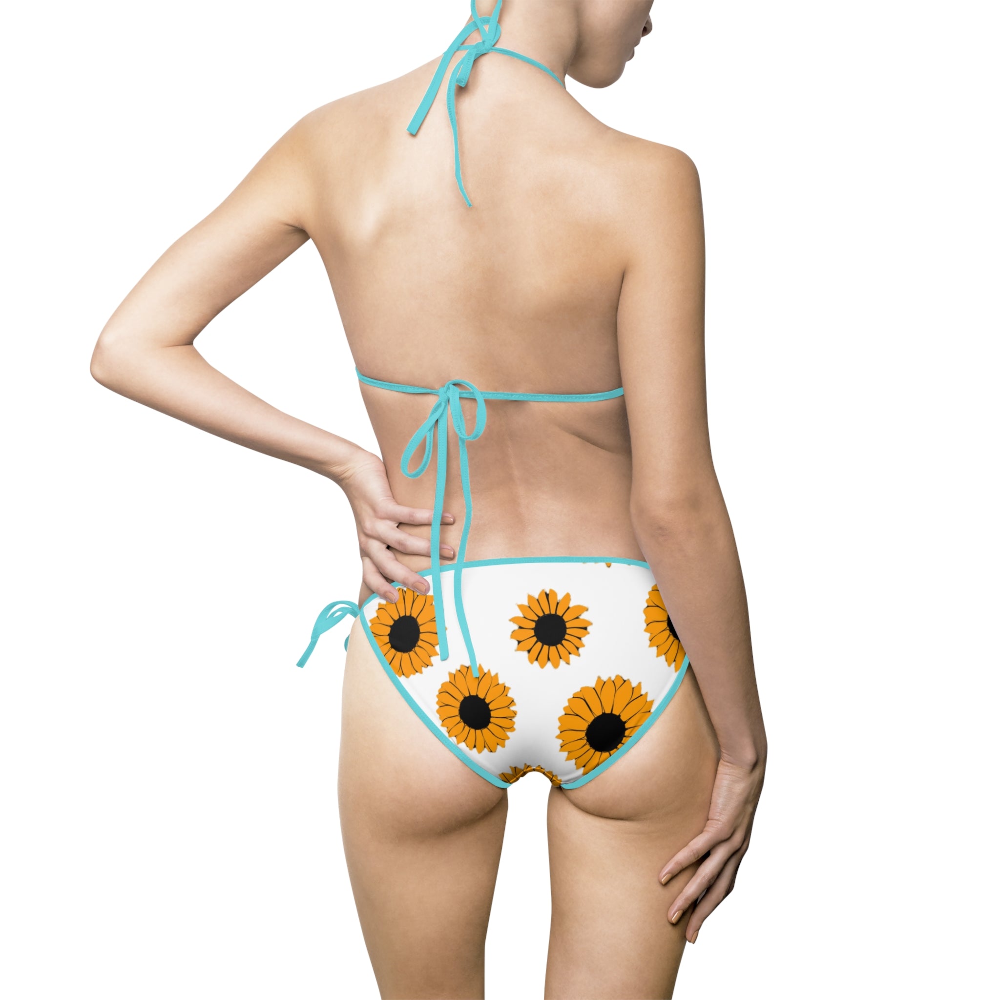 Sunflowers Women's Bikini Swimsuit (AOP), Artsulli - Art is Long, Life is Short, All Over Prints, , , , , , , 