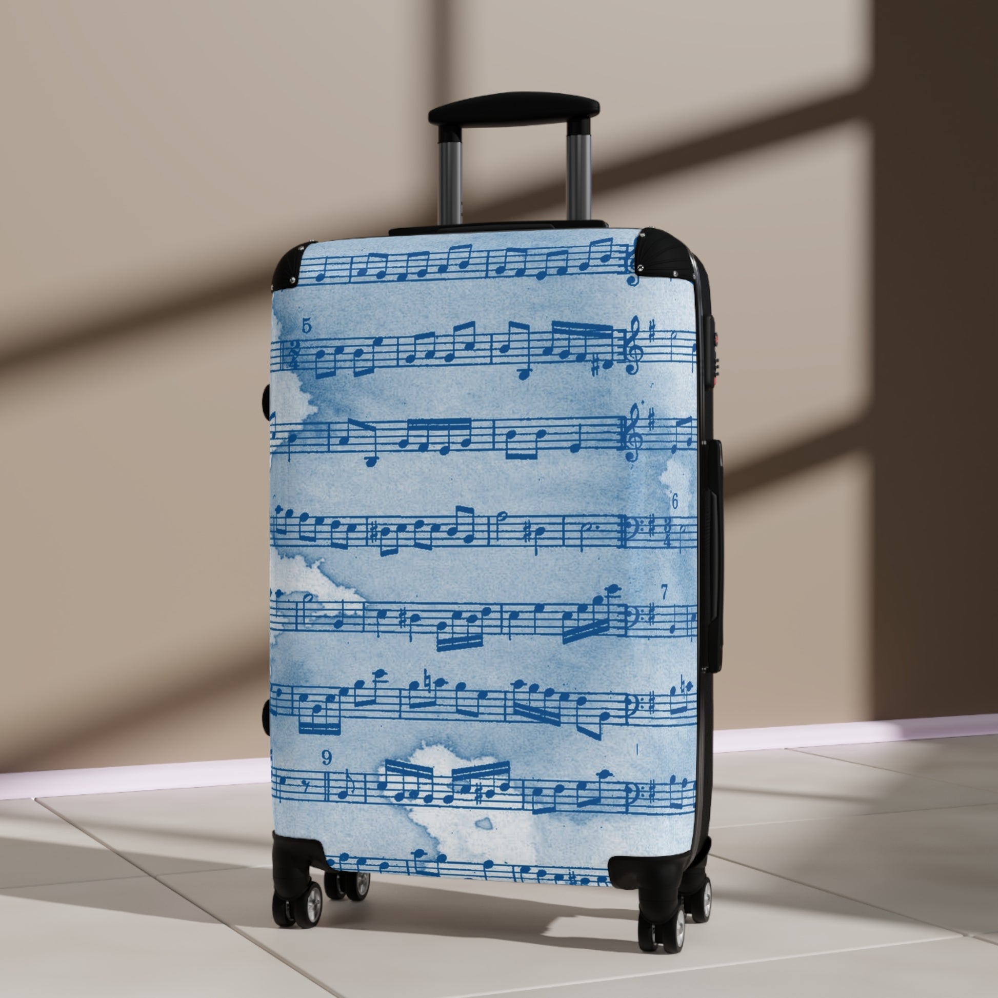 Drip Spill Type Beat Sheet Music Blue Suitcase, Artsulli - Art is Long, Life is Short, Bags, , , , , , , 