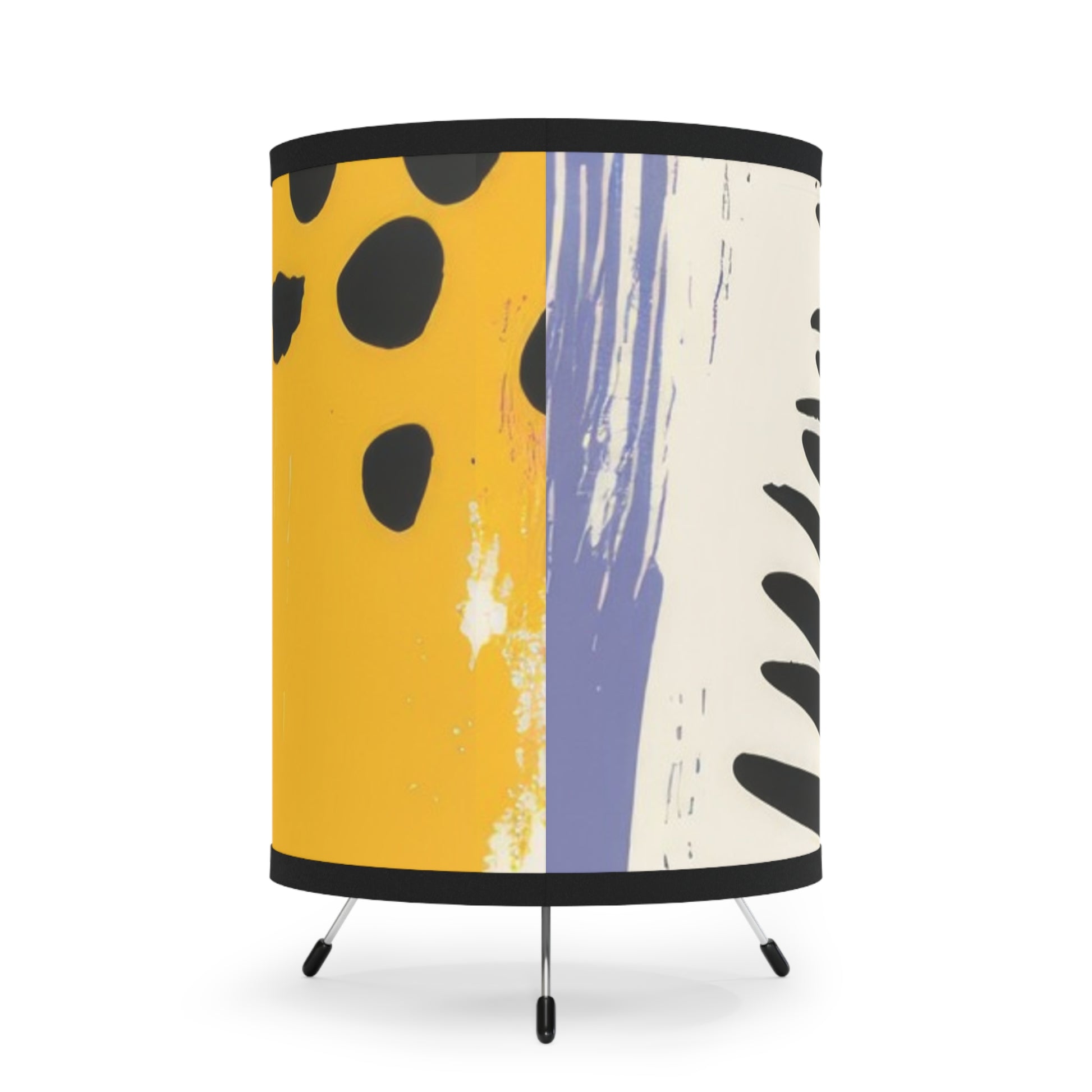 Rae Zebra Rhapsody Tripod Lamp with High-Res Printed Shade, US\CA plug, Artsulli - Art is Long, Life is Short, Home Decor, , , , , , , 