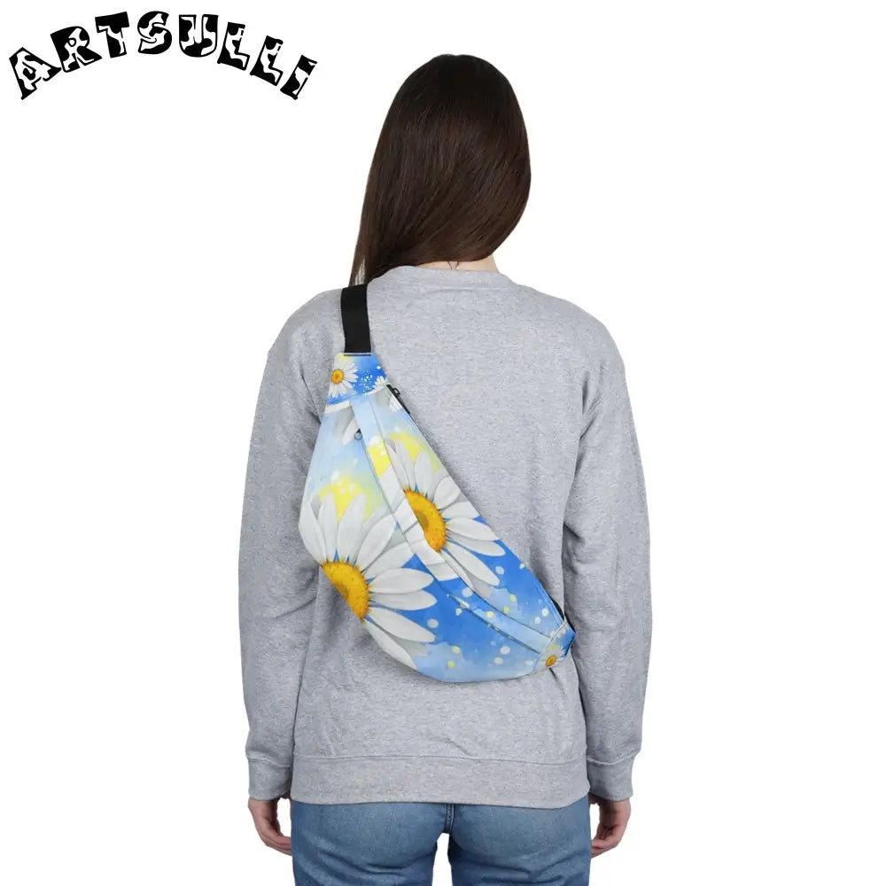 JAKKOUTTHEBXX Daisies Large Fanny Pack JAKKOUTTHEBXX Artsulli - Art