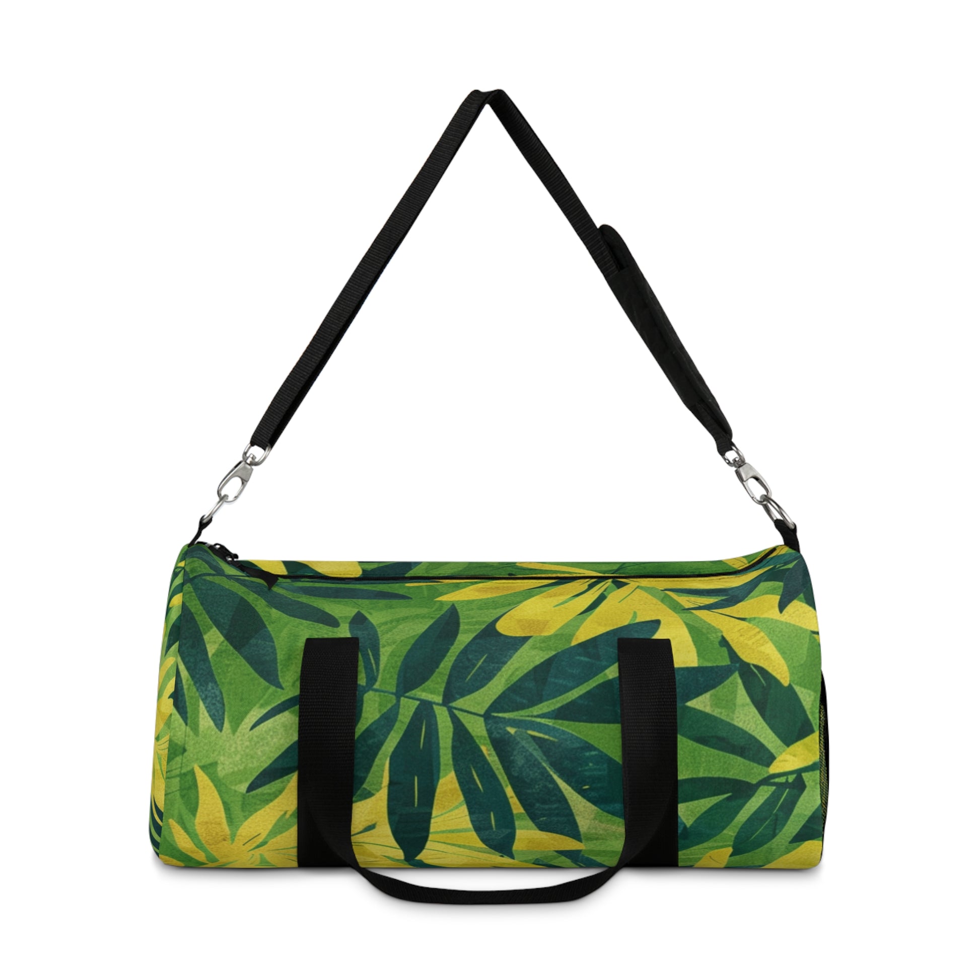 Green Leaf x Yellow Leaf x Tropical x Jungle Duffel Bag, Artsulli - Art is Long, Life is Short, Bags, , , , , , , 