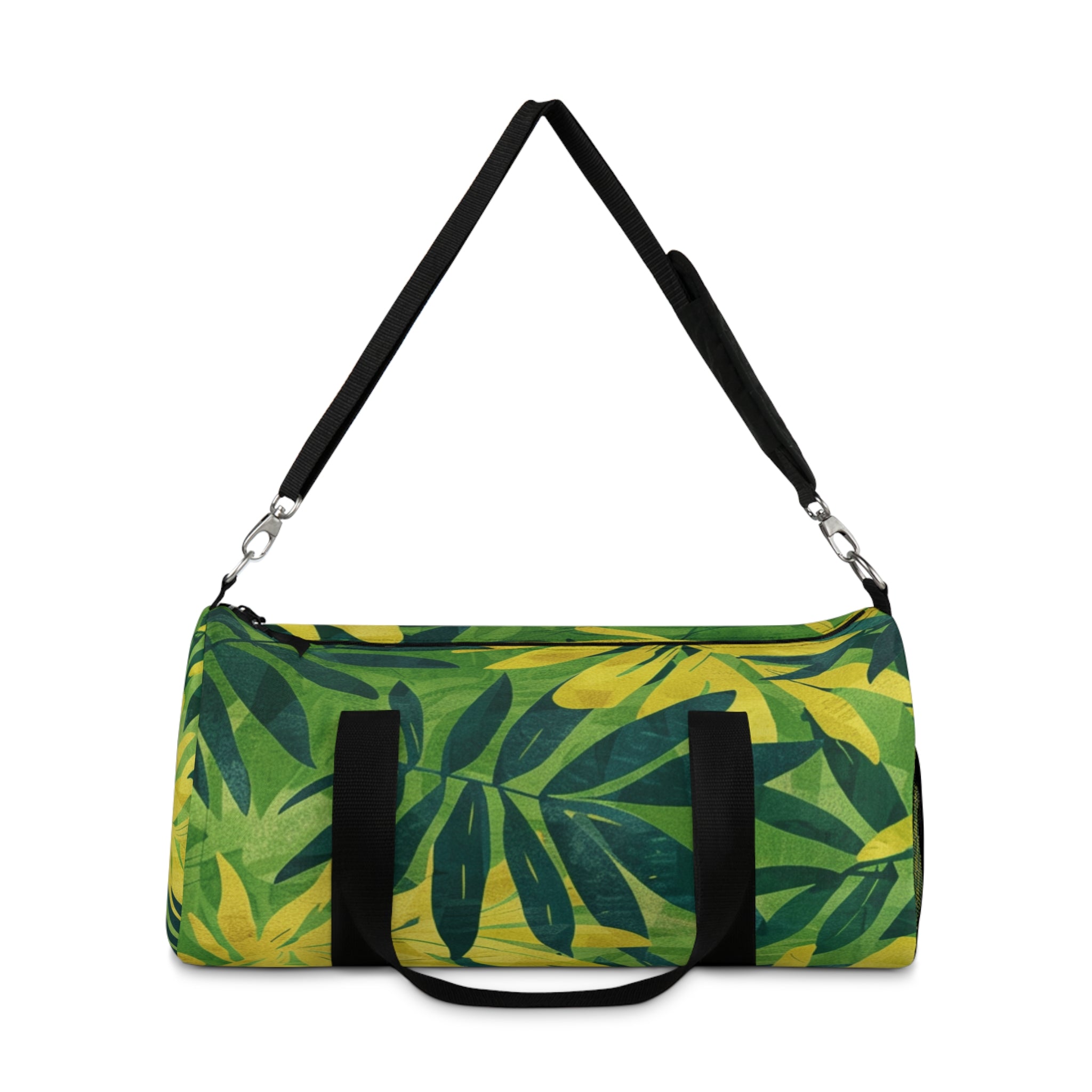 Green Leaf x Yellow Leaf x Tropical x Jungle Duffel Bag, Artsulli - Art is Long, Life is Short, Bags, , , , , , , 