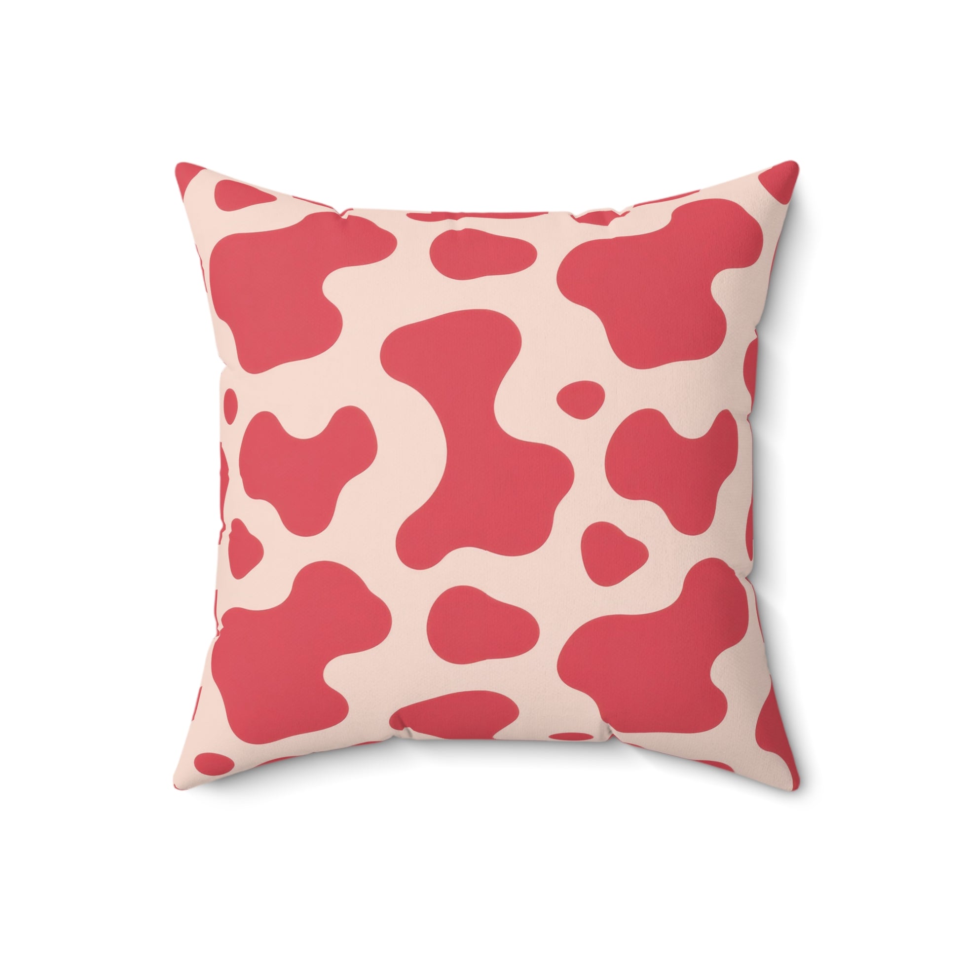 Copy of Red Jungle Cow Spun Polyester Square Pillow, Artsulli - Art is Long, Life is Short, Home Decor, , , , , , , 