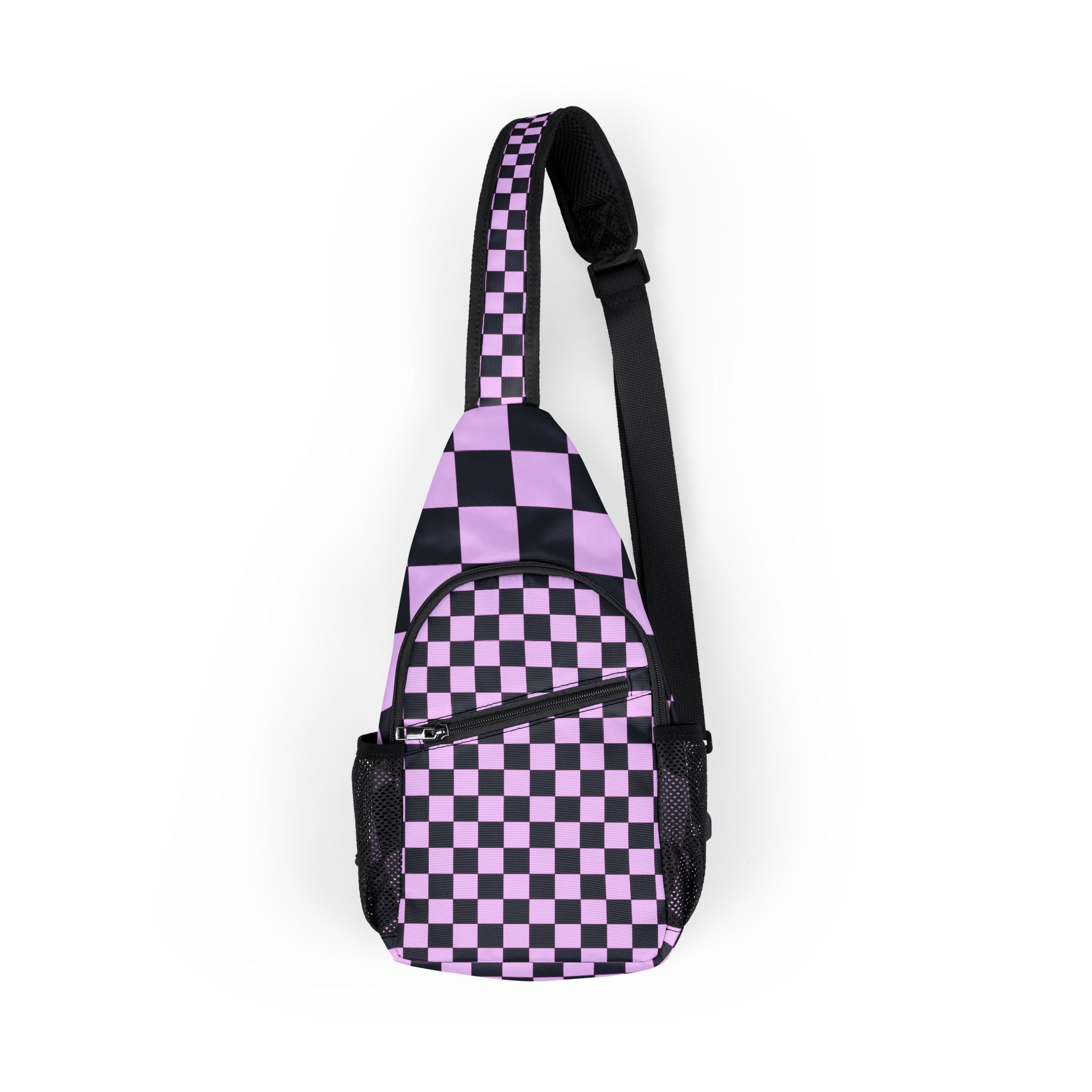 Pixel Punk Vision Chest Bag (AOP), Artsulli - Art is Long, Life is Short, Bags, Size, One size, , , , , 27135926314453209943