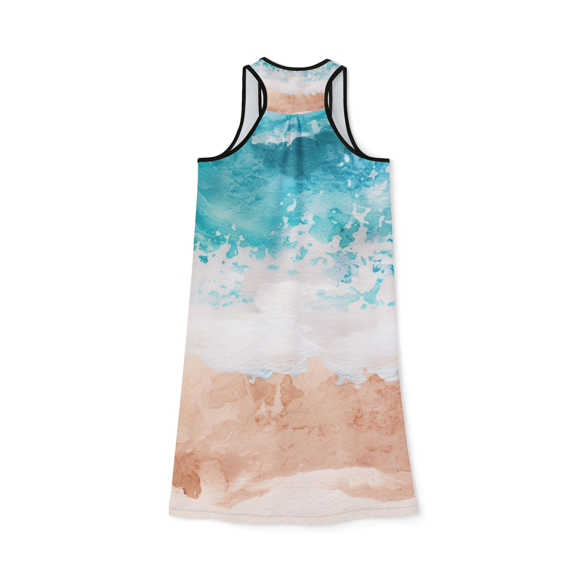Seashore Women's Racerback Dress (AOP), Artsulli - Art is Long, Life is Short, Tank Top, , , , , , , 