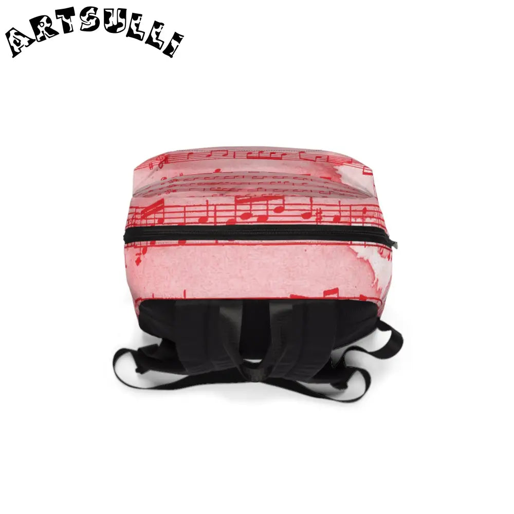 JAKKOUTTHEBXX Pink Musical Note Backpack 2025