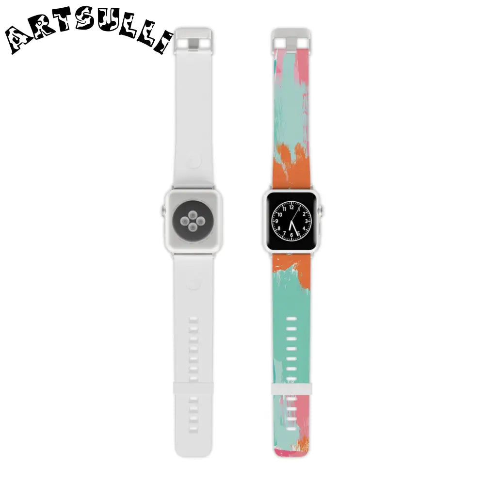 JAKKOUTTHEBXX Preppy Pixel Bloom II Watch Band for Apple Watch