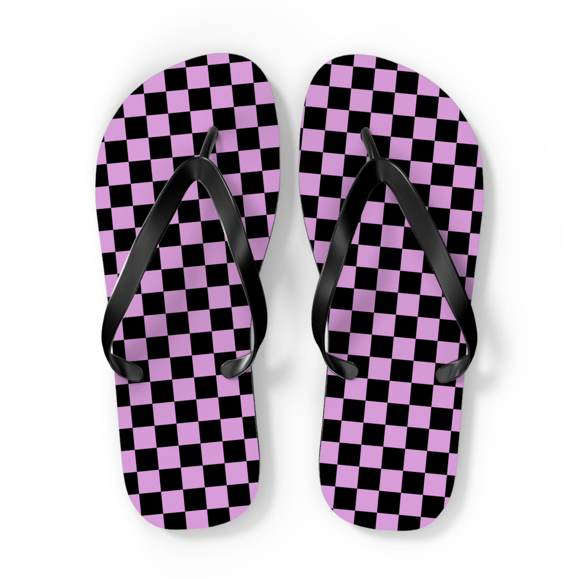 Pixel Punk Vision Flip Flops, Artsulli - Art is Long, Life is Short, Shoes, Size, XL, Color, Black sole, , , 54343620668142221759