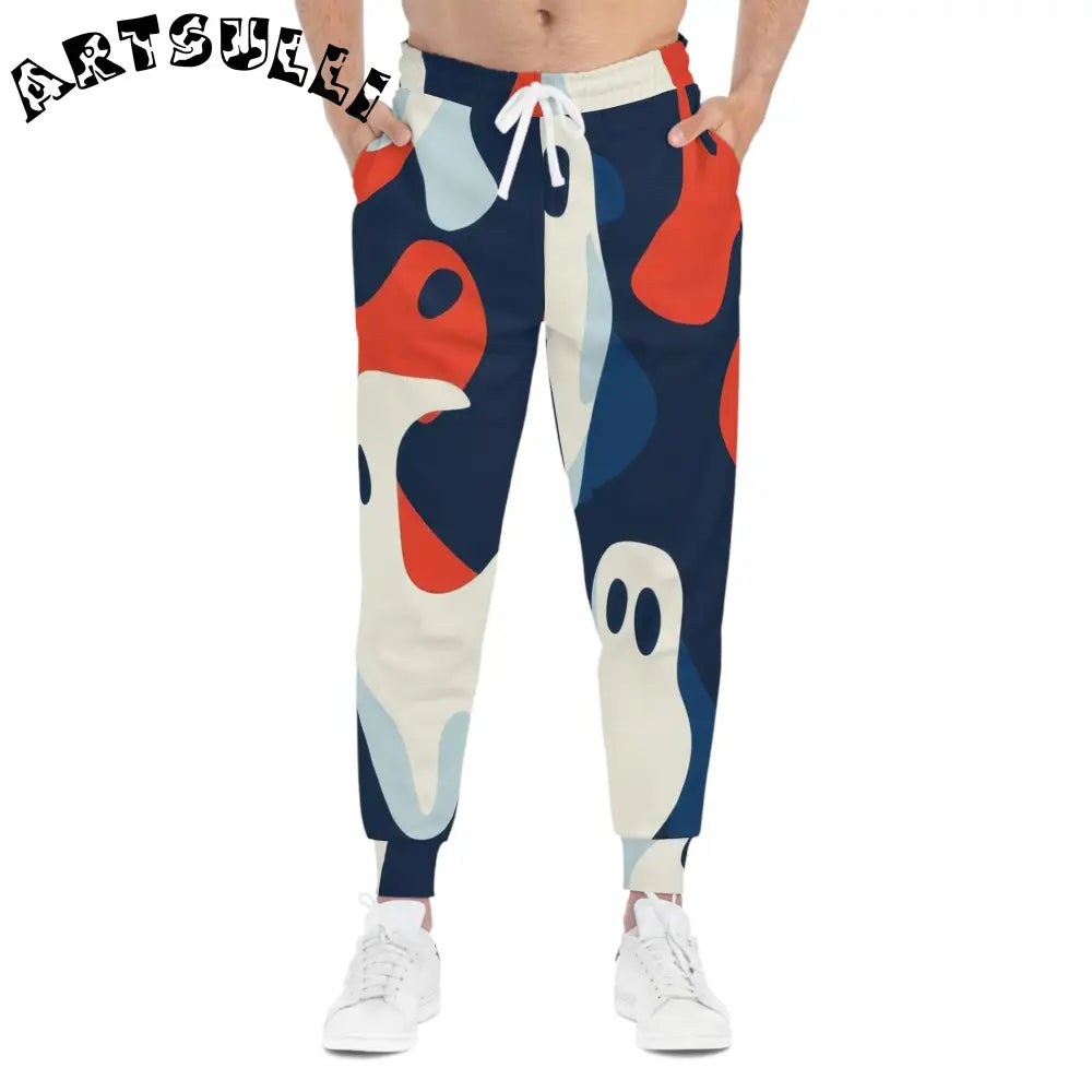 JAKKOUTTHEBXX Camo Ghosts Athletic Joggers (AOP) JAKKOUTTHEBXX