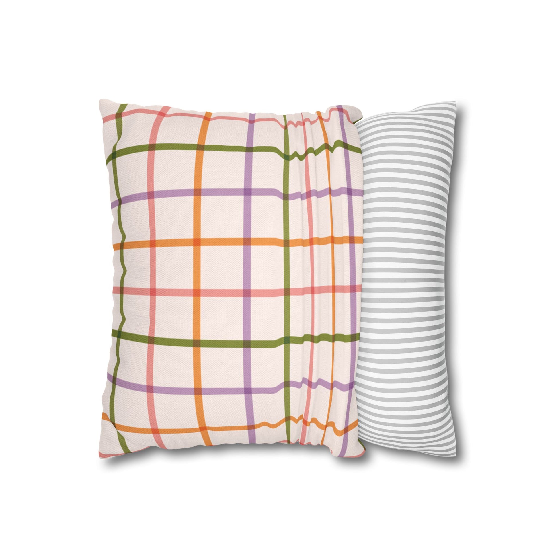 Spun Polyester Square Pillowcase, Artsulli - Art is Long, Life is Short, Home Decor, , , , , , , 