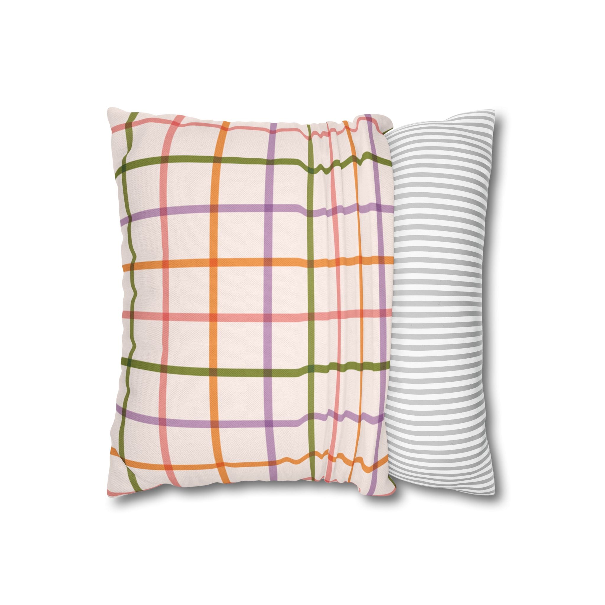 Spun Polyester Square Pillowcase, Artsulli - Art is Long, Life is Short, Home Decor, , , , , , , 