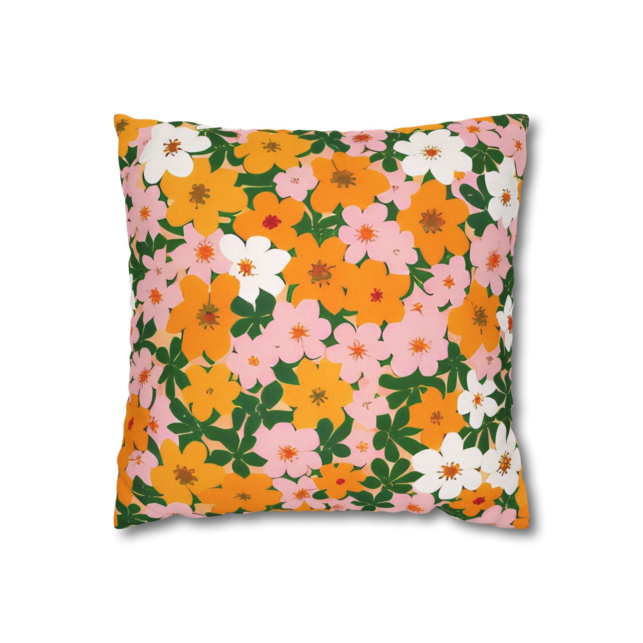 Spun Polyester Square Pillowcase, Artsulli - Art is Long, Life is Short, Home Decor, Size, 14" × 14", , , , , 26763663648211427962
