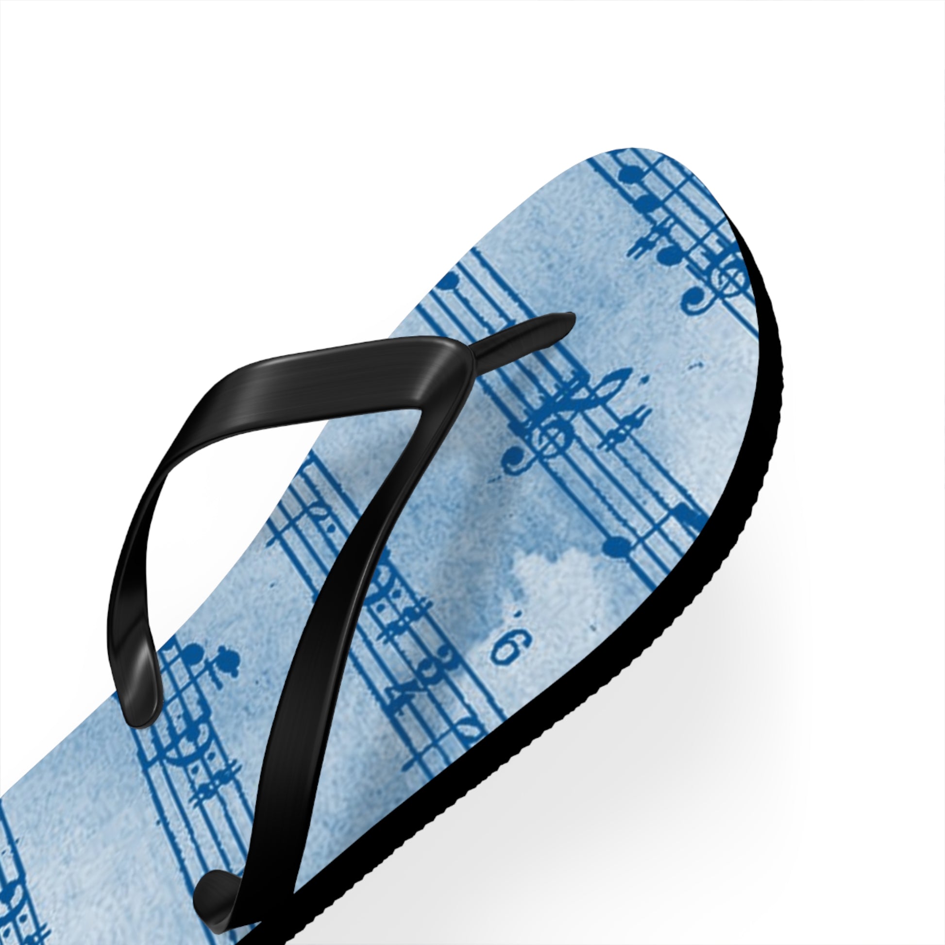 Drip Spill Type Beat Sheet Music Blue Flip Flops, Artsulli - Art is Long, Life is Short, Shoes, , , , , , , 