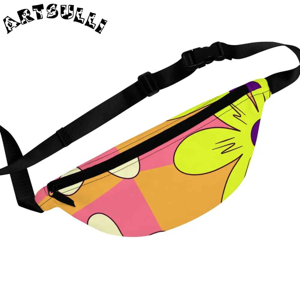 JAKKOUTTHEBXX Trippy Sour Face Rave Fanny Pack JAKKOUTTHEBXX